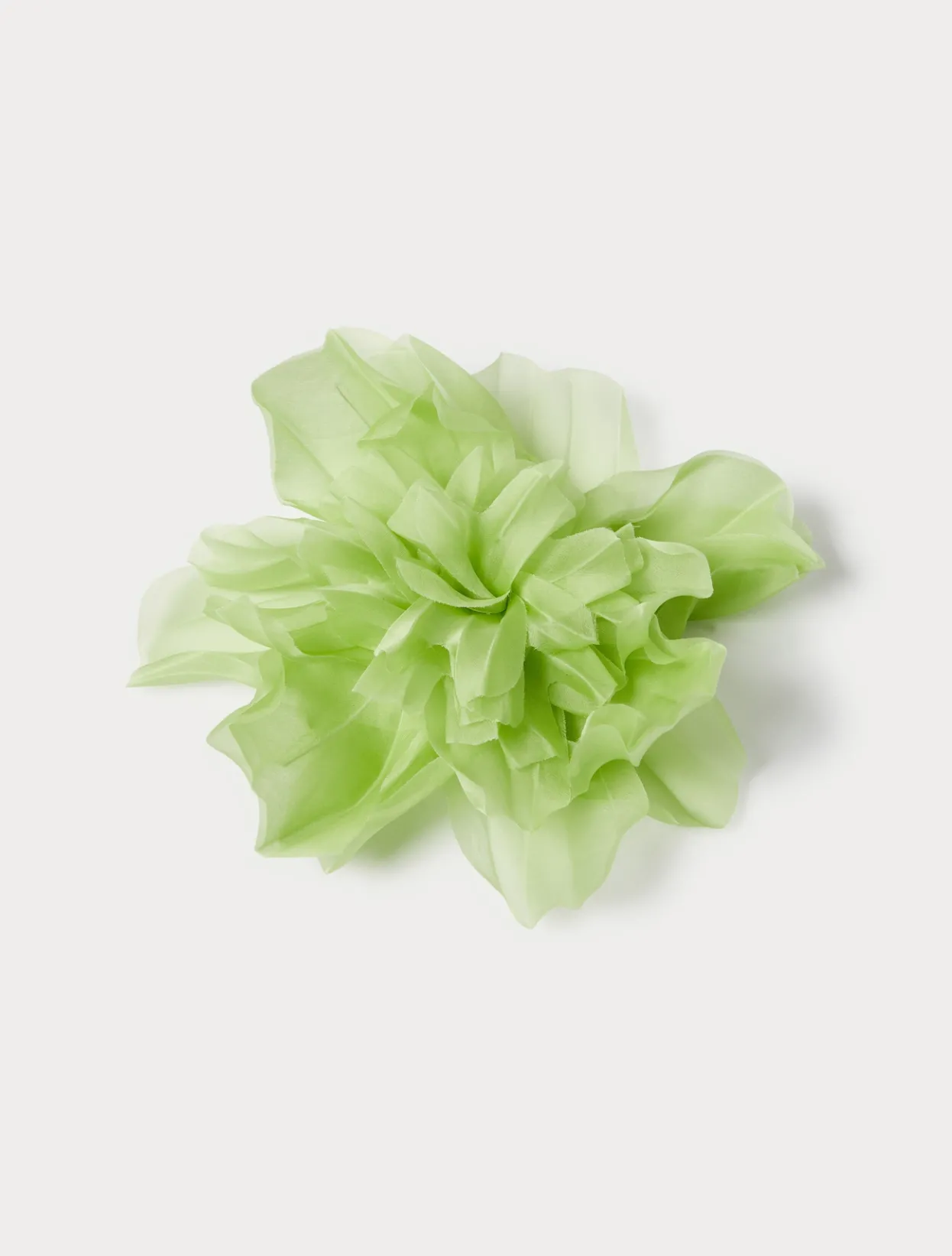 Accessories | Accessories | Marina Rinaldi Organza flower brooch OLIVEGREEN