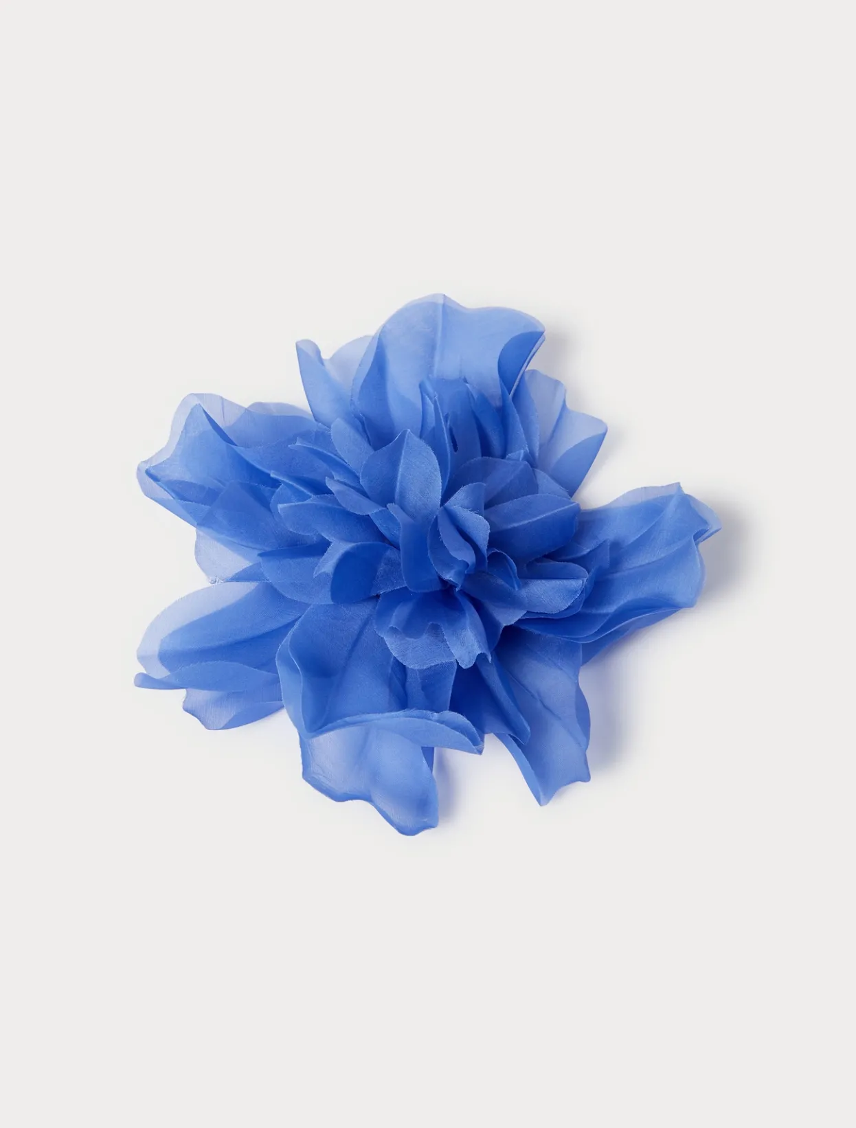 Accessories | Accessories | Marina Rinaldi Organza flower brooch CORNFLOWERBLUE