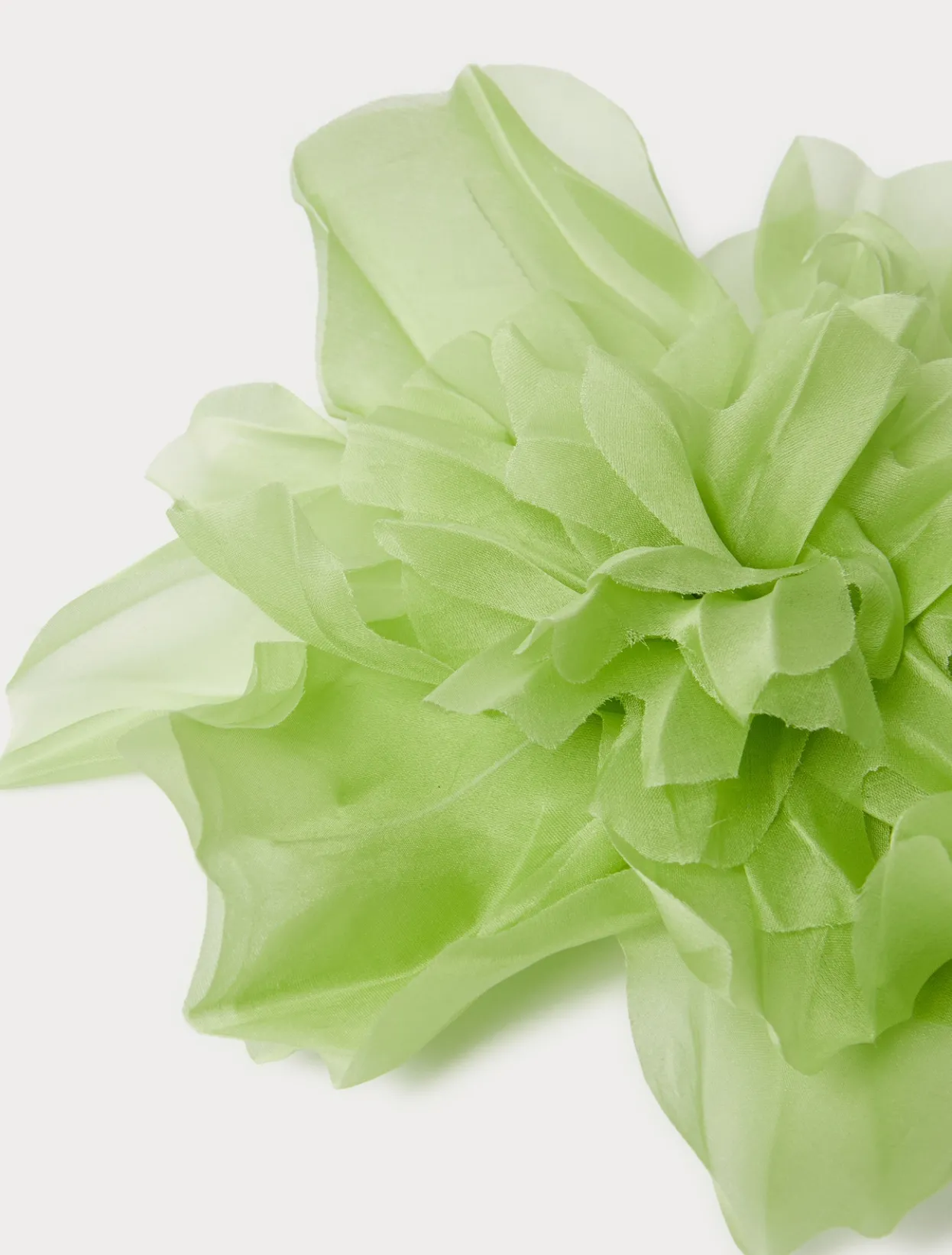 Accessories | Accessories | Marina Rinaldi Organza flower brooch OLIVEGREEN