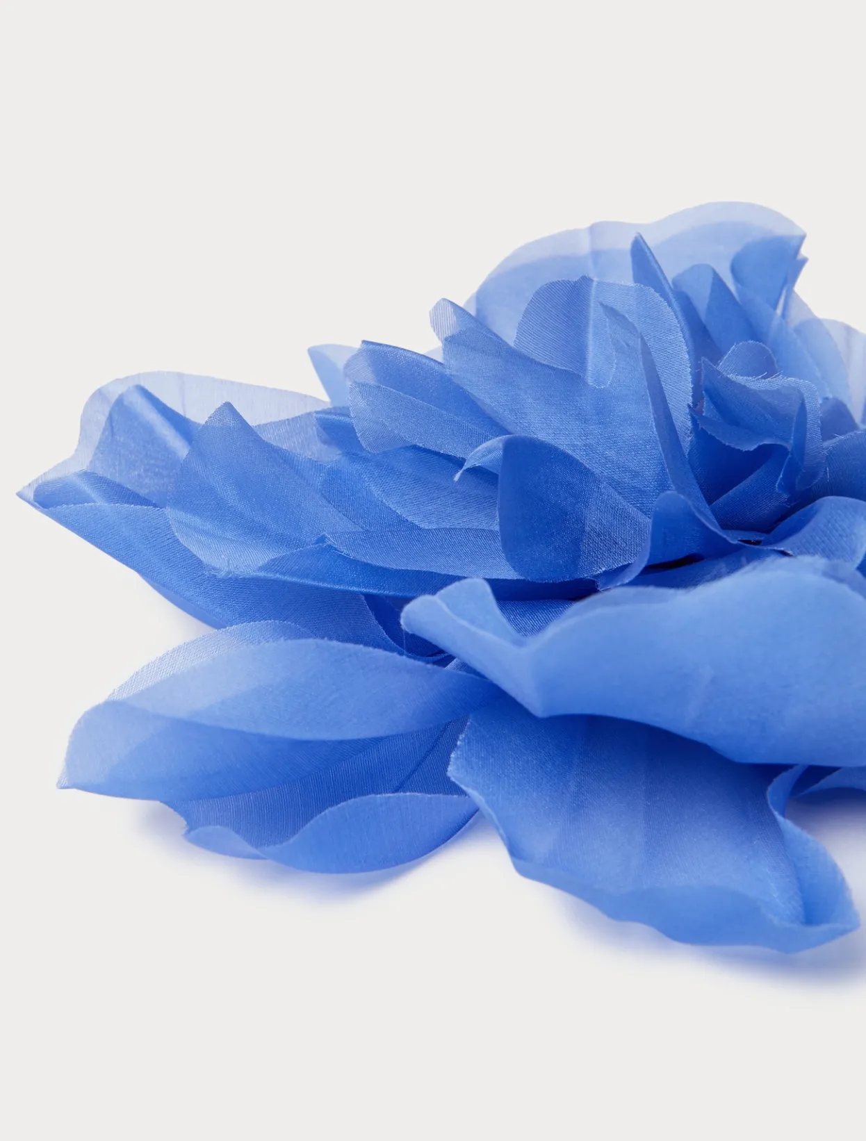 Accessories | Accessories | Marina Rinaldi Organza flower brooch CORNFLOWERBLUE