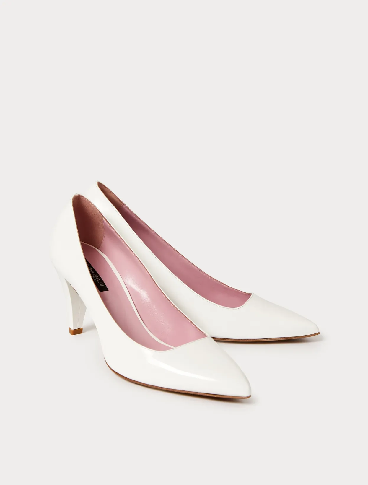 Accessories | Accessories | Marina Rinaldi Patent leather court shoes WHITE