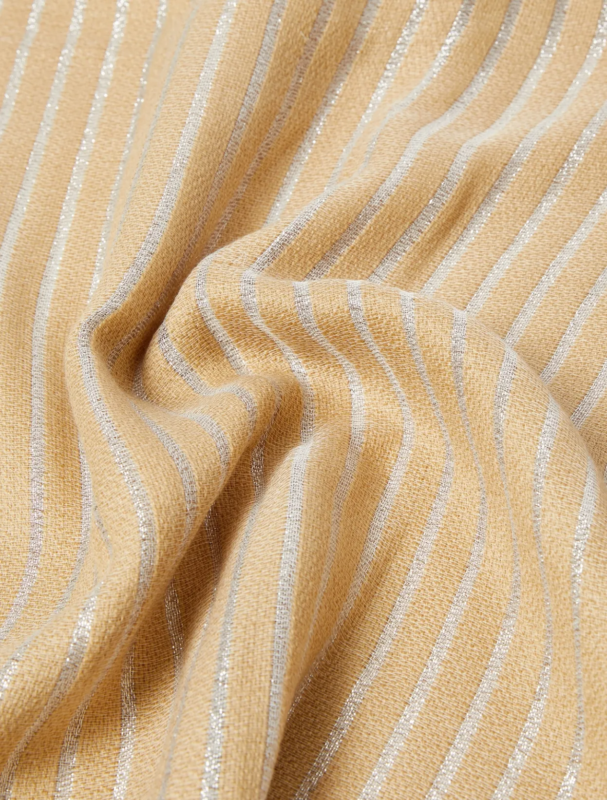 Accessories | Accessories | Marina Rinaldi Pinstriped fabric stole CAMEL