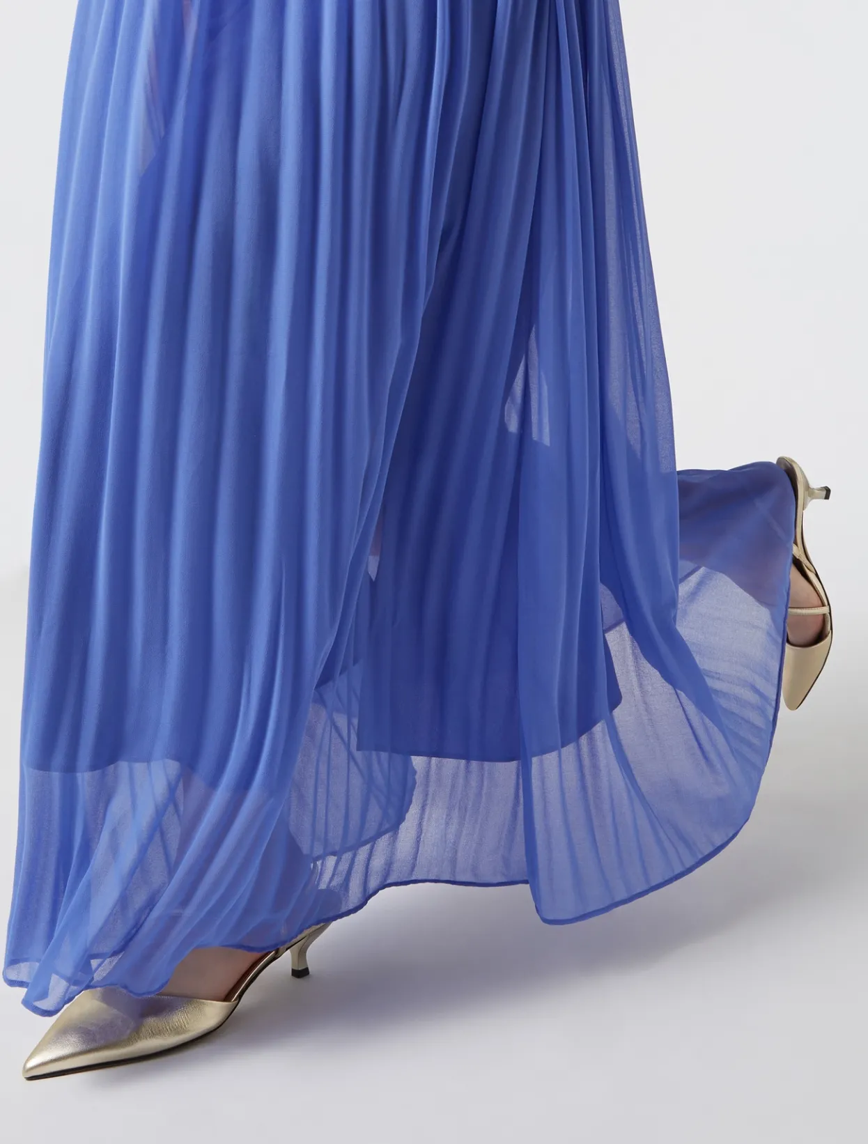 Dresses | Dresses | Marina Rinaldi Pleated georgette dress AVIO