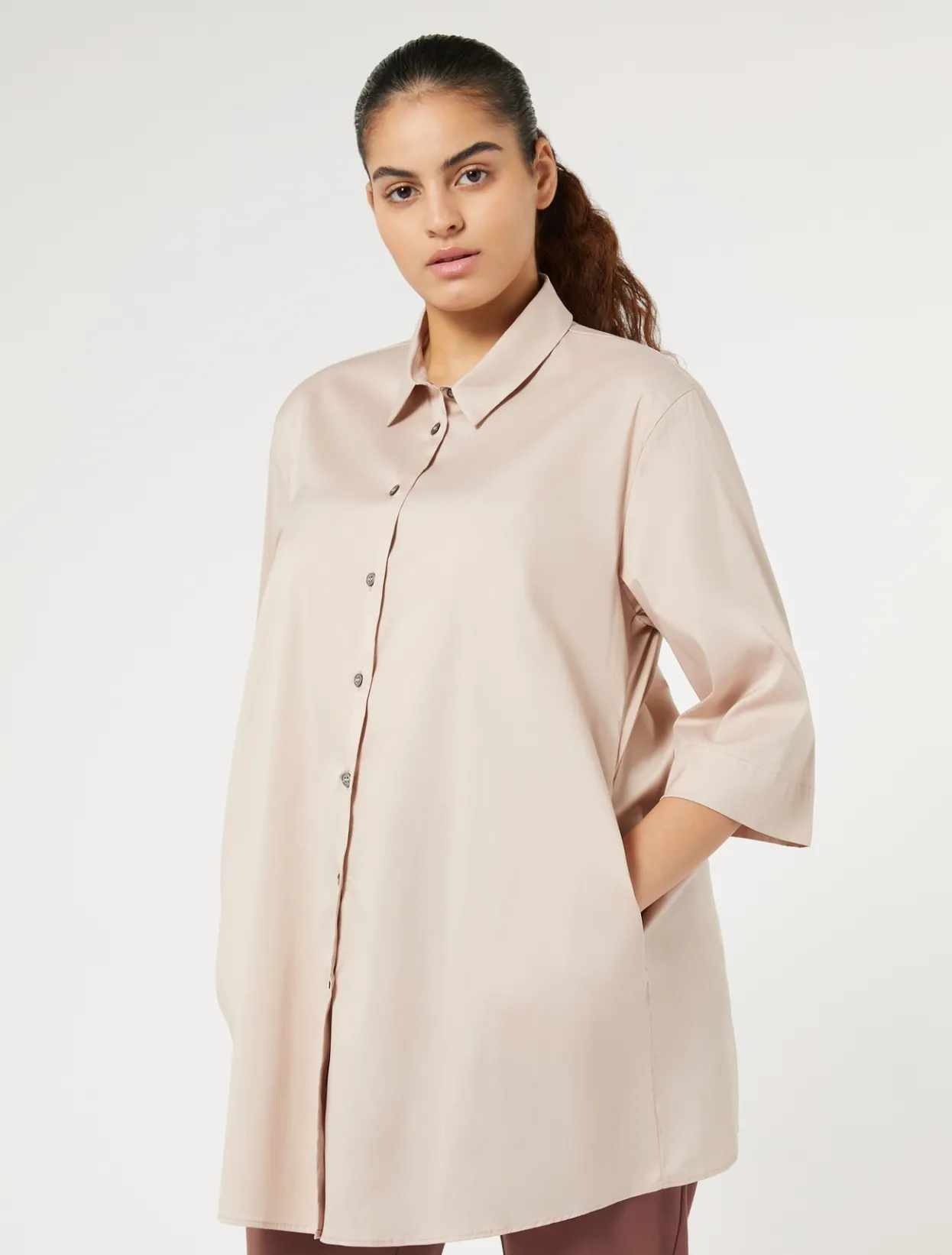 Blouses & Shirts | Blouses & Shirts | Marina Rinaldi Poplin shirt IVORY