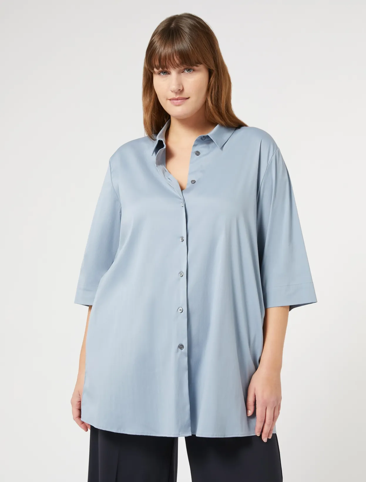 Blouses & Shirts | Blouses & Shirts | Marina Rinaldi Poplin shirt AVIO