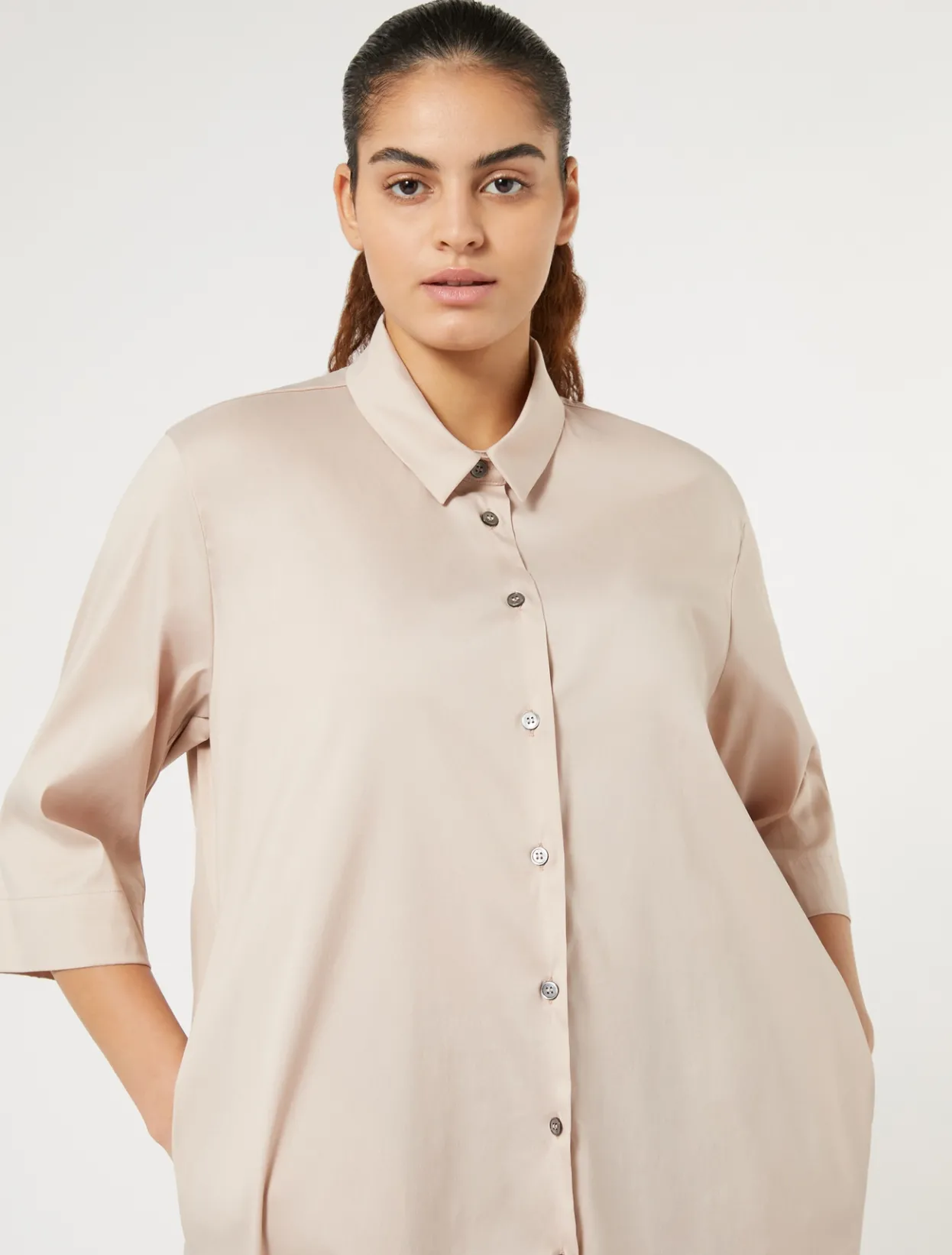 Blouses & Shirts | Blouses & Shirts | Marina Rinaldi Poplin shirt IVORY