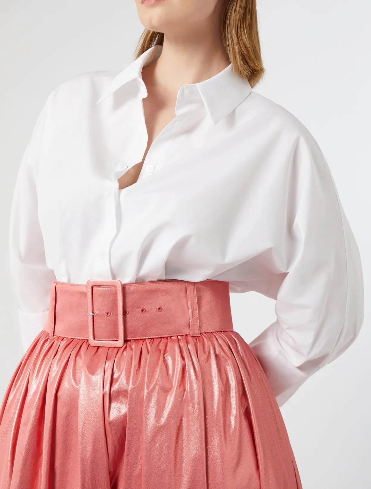 Blouses & Shirts | Blouses & Shirts | Marina Rinaldi Poplin shirt OPTICALWHITE