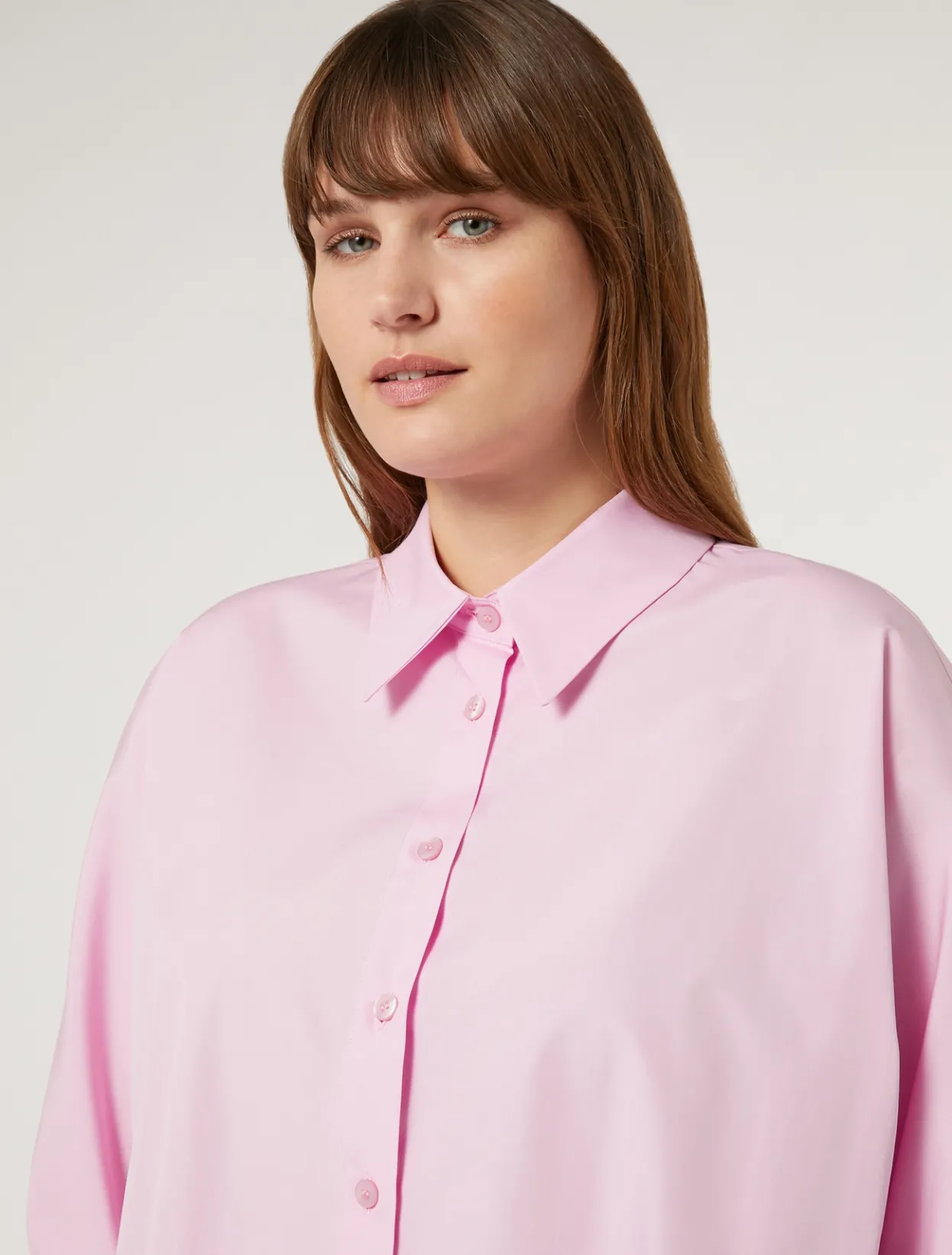 Blouses & Shirts | Blouses & Shirts | Marina Rinaldi Poplin shirt PINK