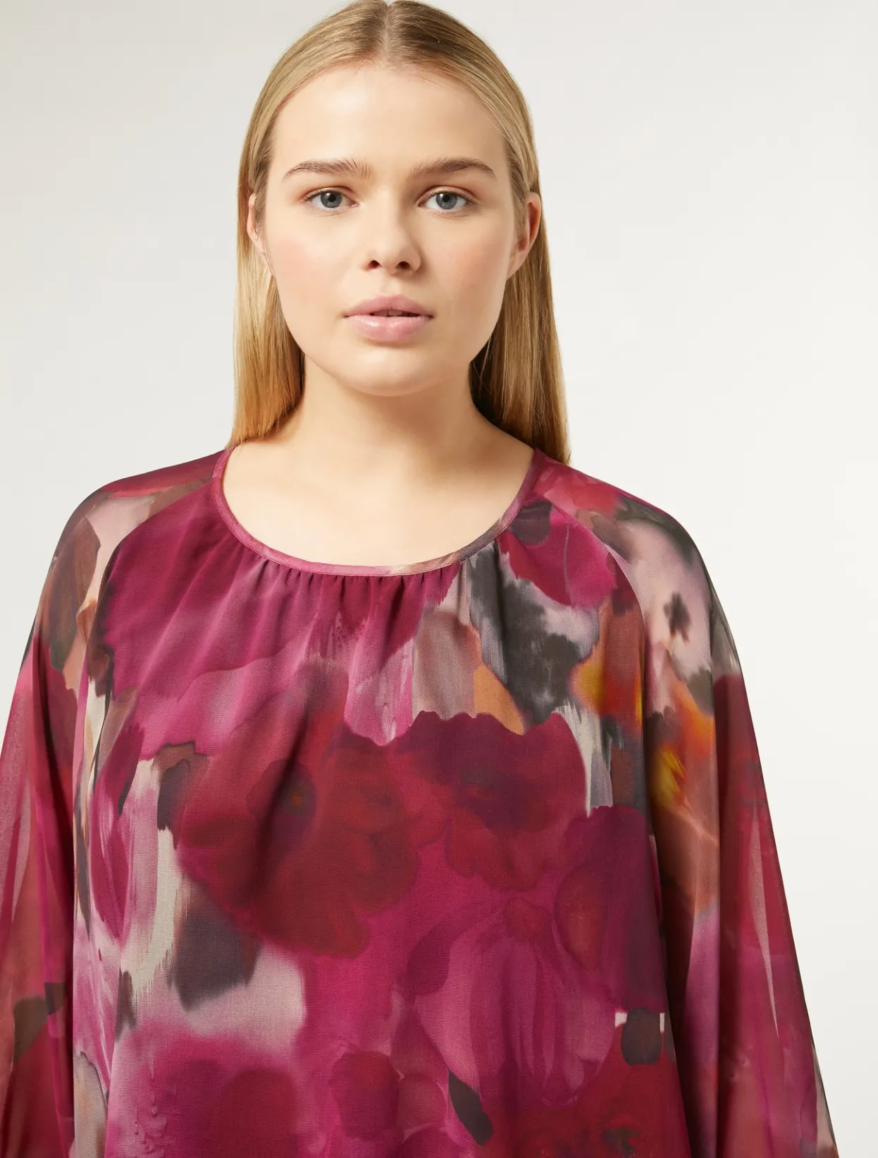 Blouses & Shirts | Blouses & Shirts | Marina Rinaldi Printed georgette blouse RUBY