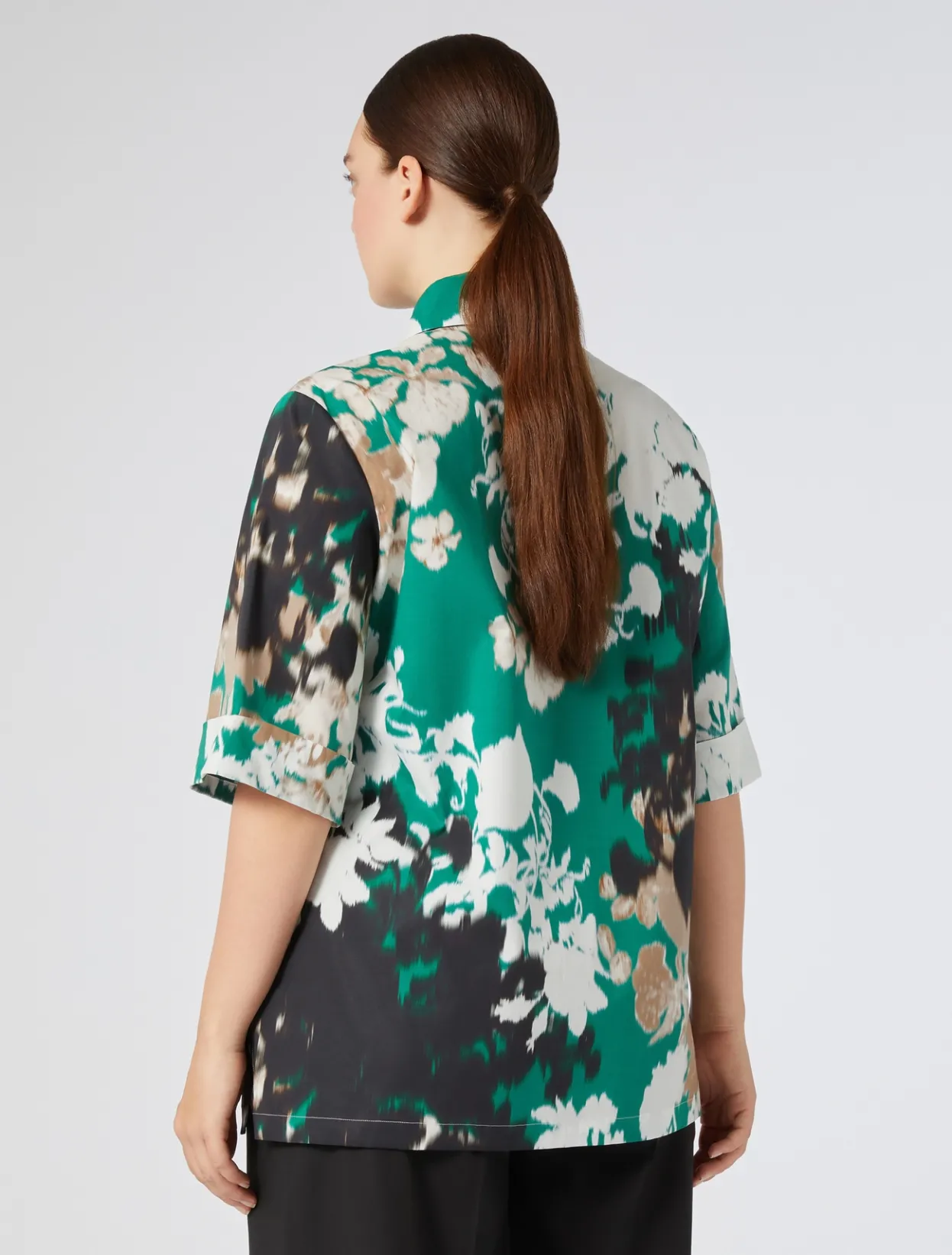 Blouses & Shirts | Blouses & Shirts | Marina Rinaldi Printed poplin shirt WHITE