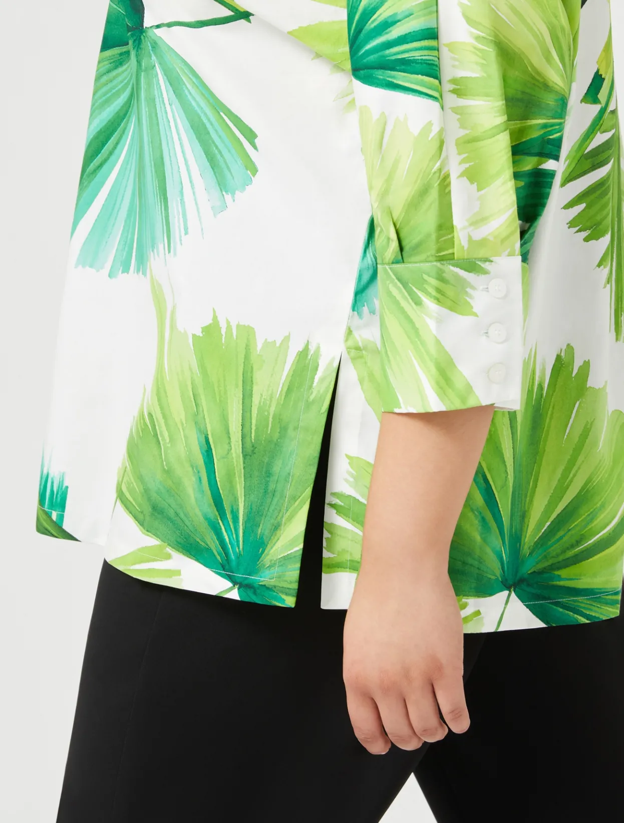 Blouses & Shirts | Blouses & Shirts | Marina Rinaldi Printed poplin shirt WHITE