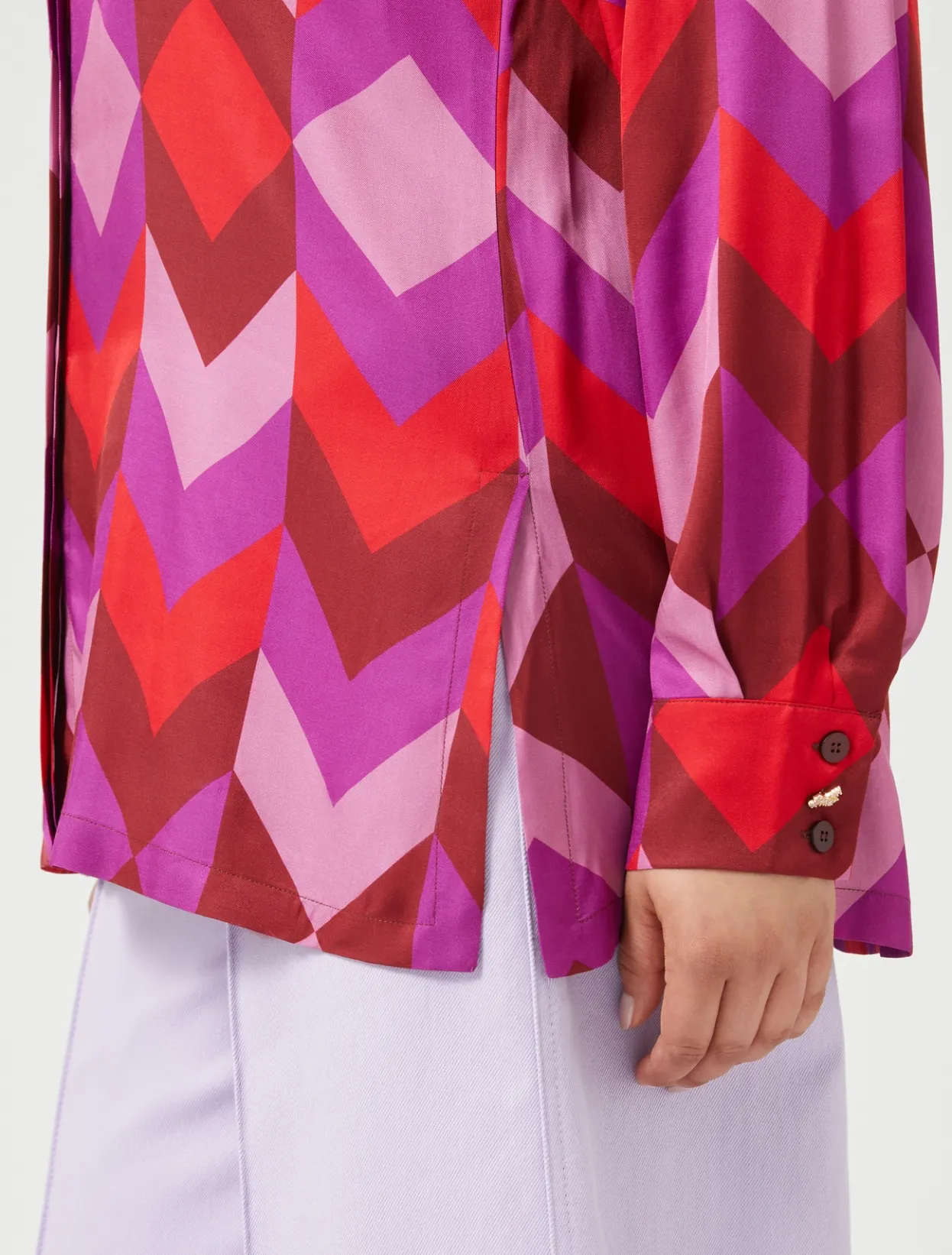 Blouses & Shirts | Blouses & Shirts | Marina Rinaldi Printed twill shirt MULTICOLOUR