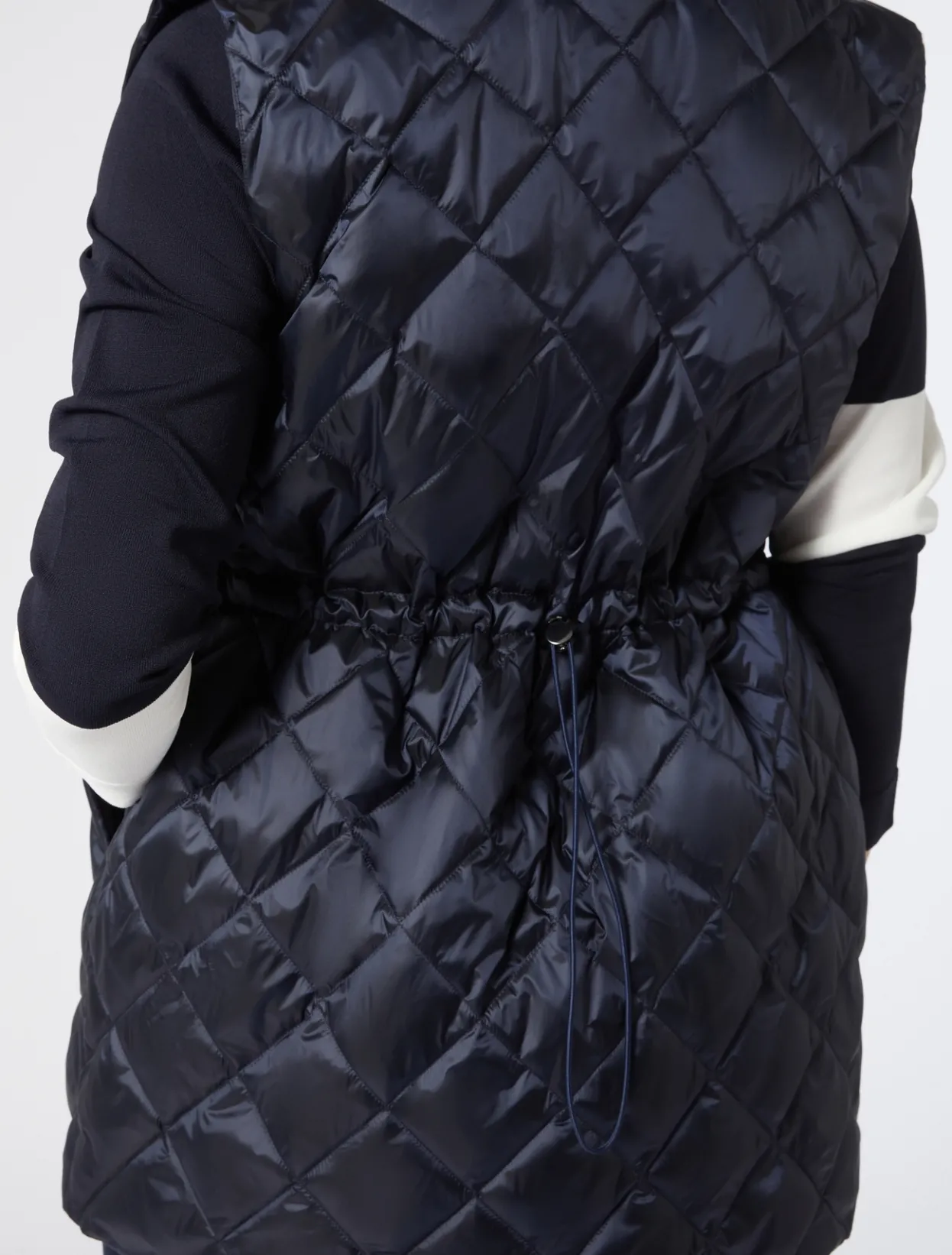 Down Jackets | Down Jackets | Marina Rinaldi Quilted gilet MIDNIGHTBLUE