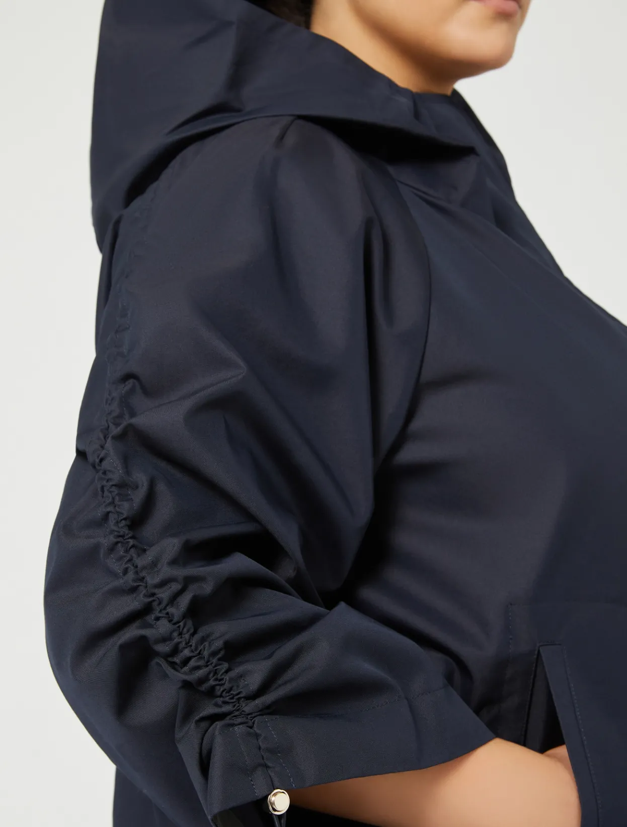 Coats | Coats | Marina Rinaldi Raincoat in water-repellent twill MIDNIGHTBLUE