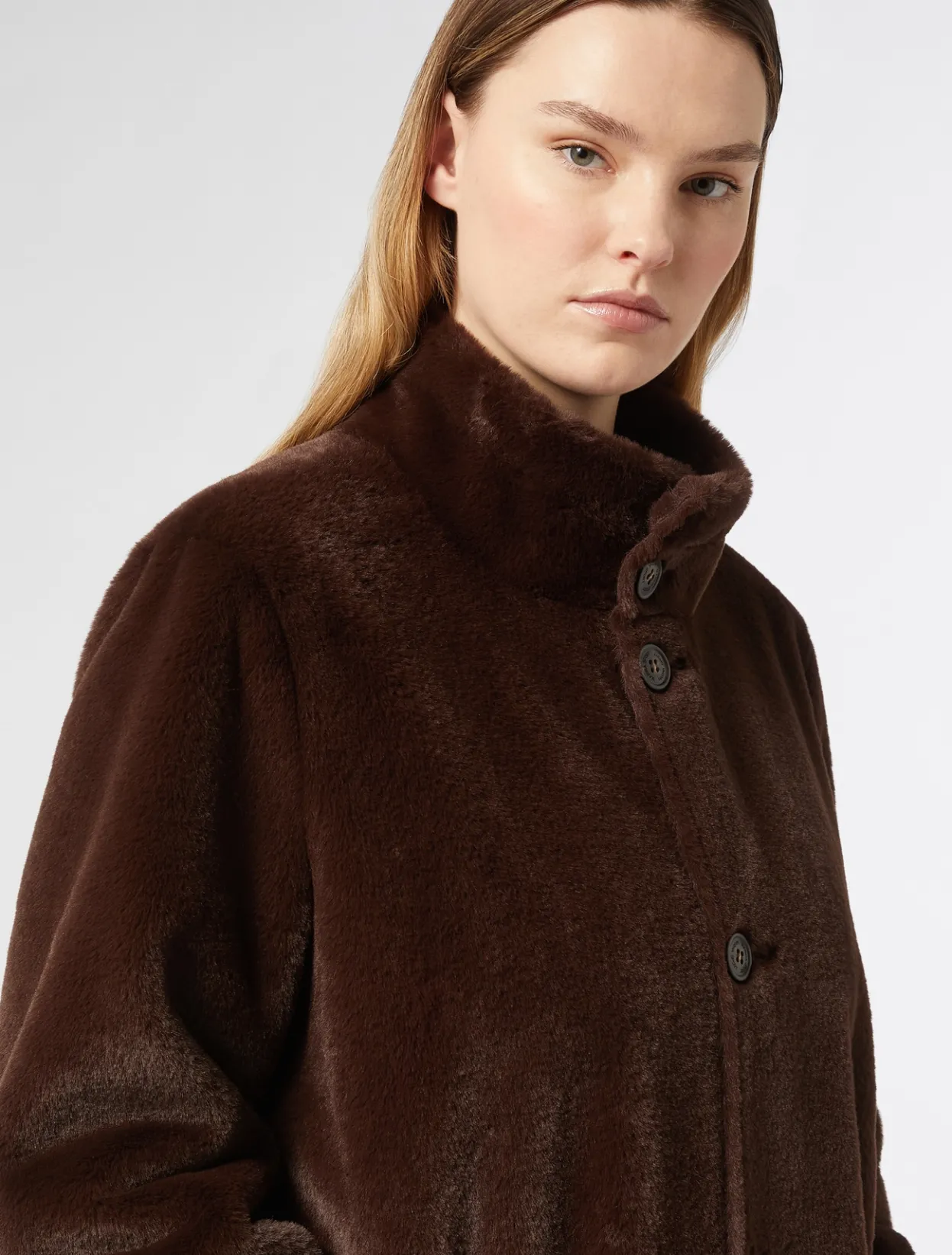 Coats | Coats | Marina Rinaldi Reversible coat BROWN