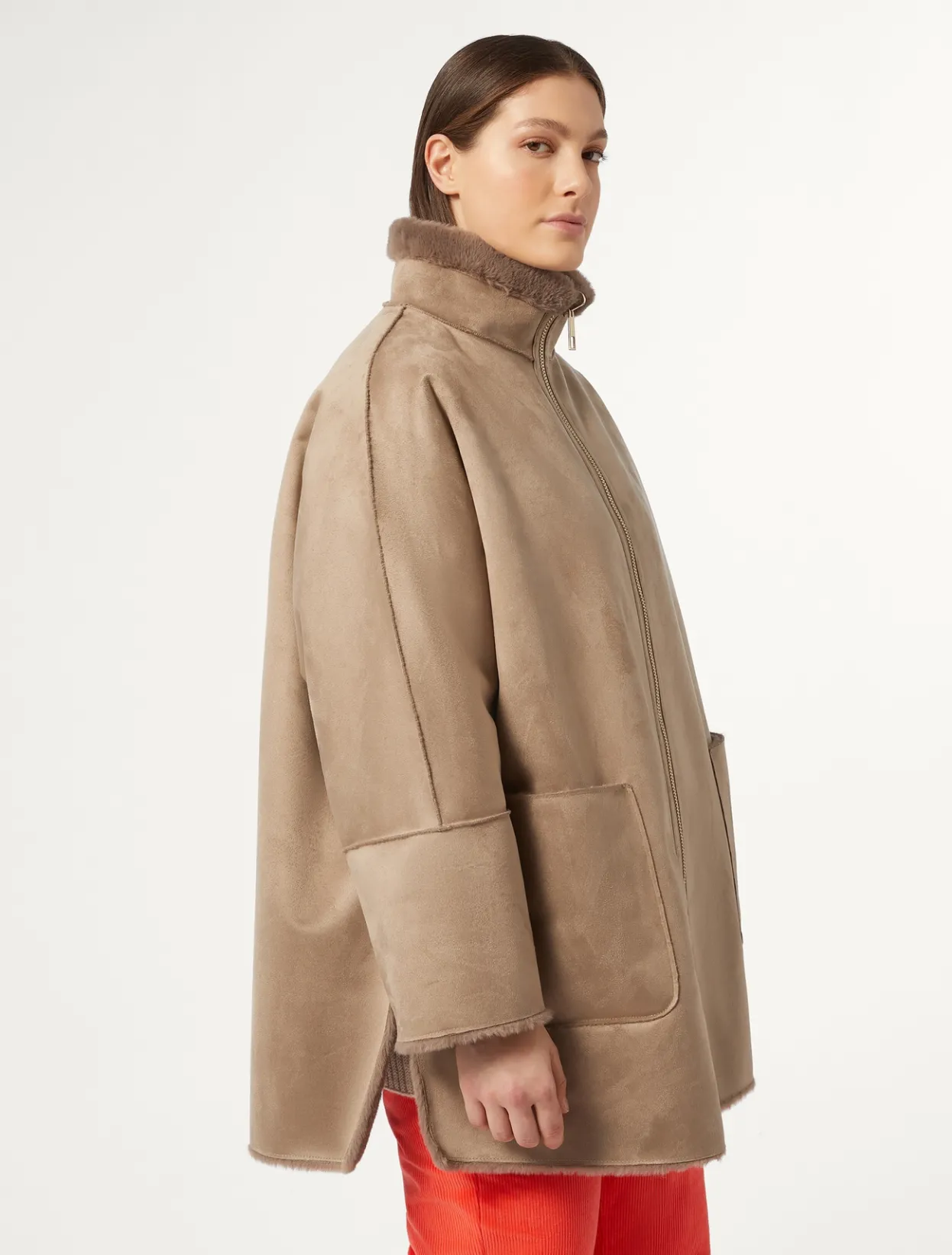 Coats | Coats | Marina Rinaldi Reversible jacket TURTLEDOVEGREY