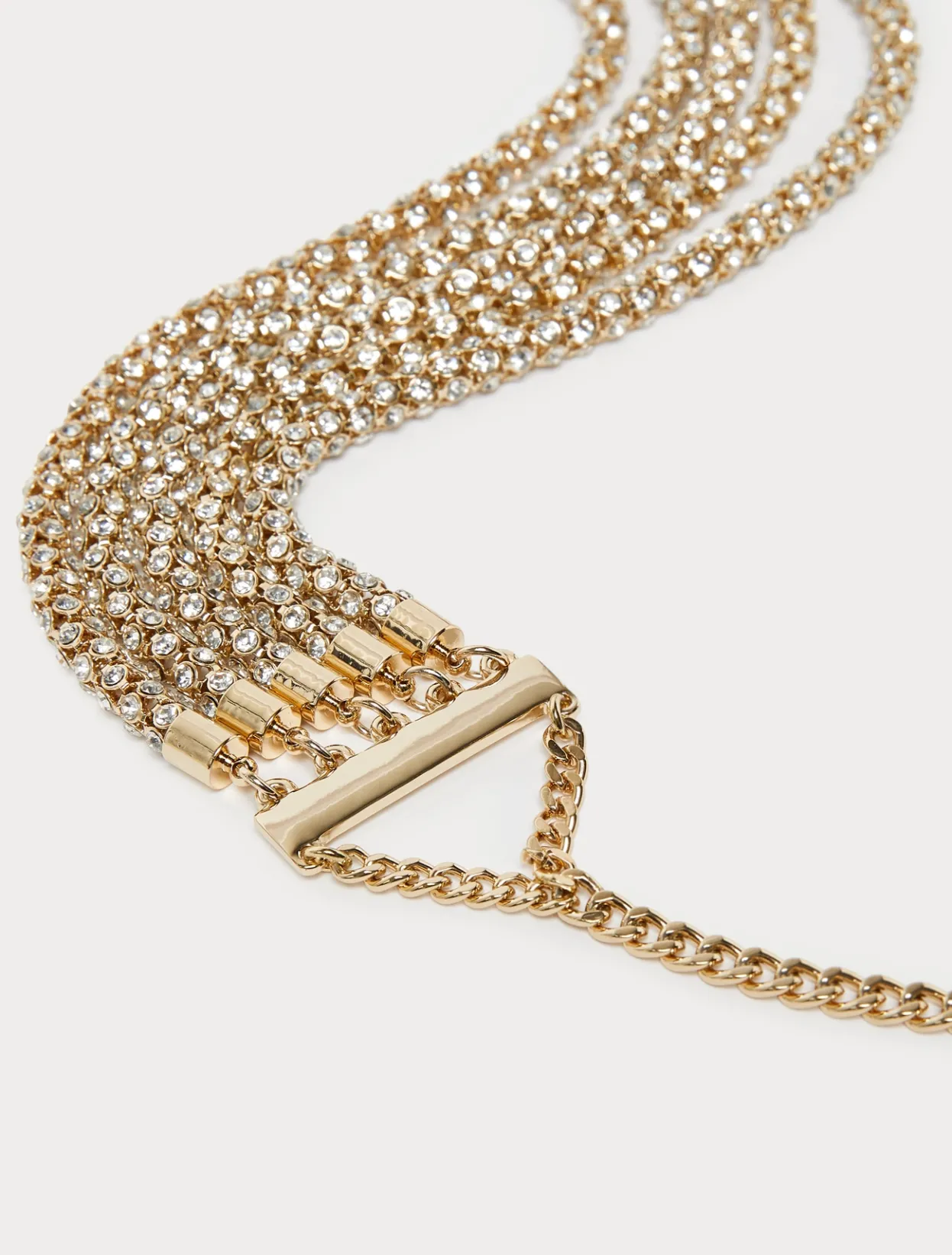 Accessories | Accessories | Marina Rinaldi Rhinestone jewel belt BEIGEGOLDEN