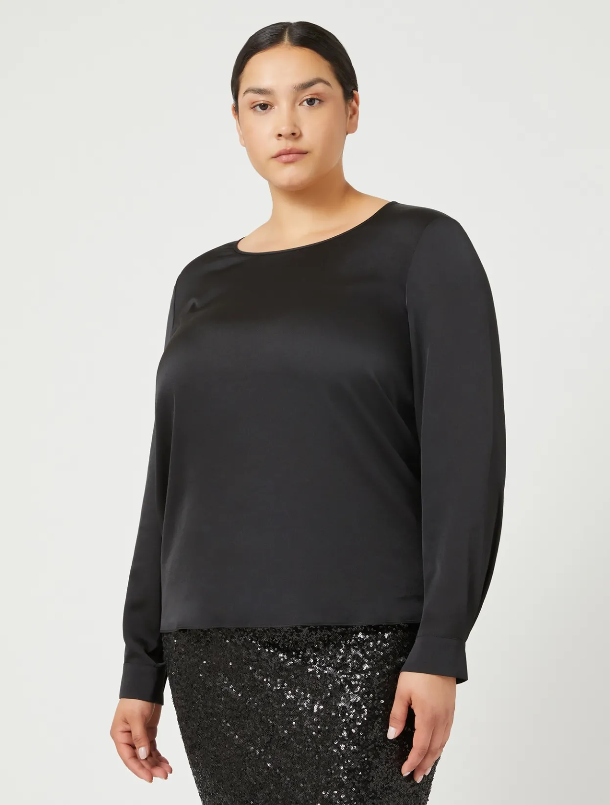 Blouses & Shirts | Blouses & Shirts | Marina Rinaldi Satin blouse BLACK