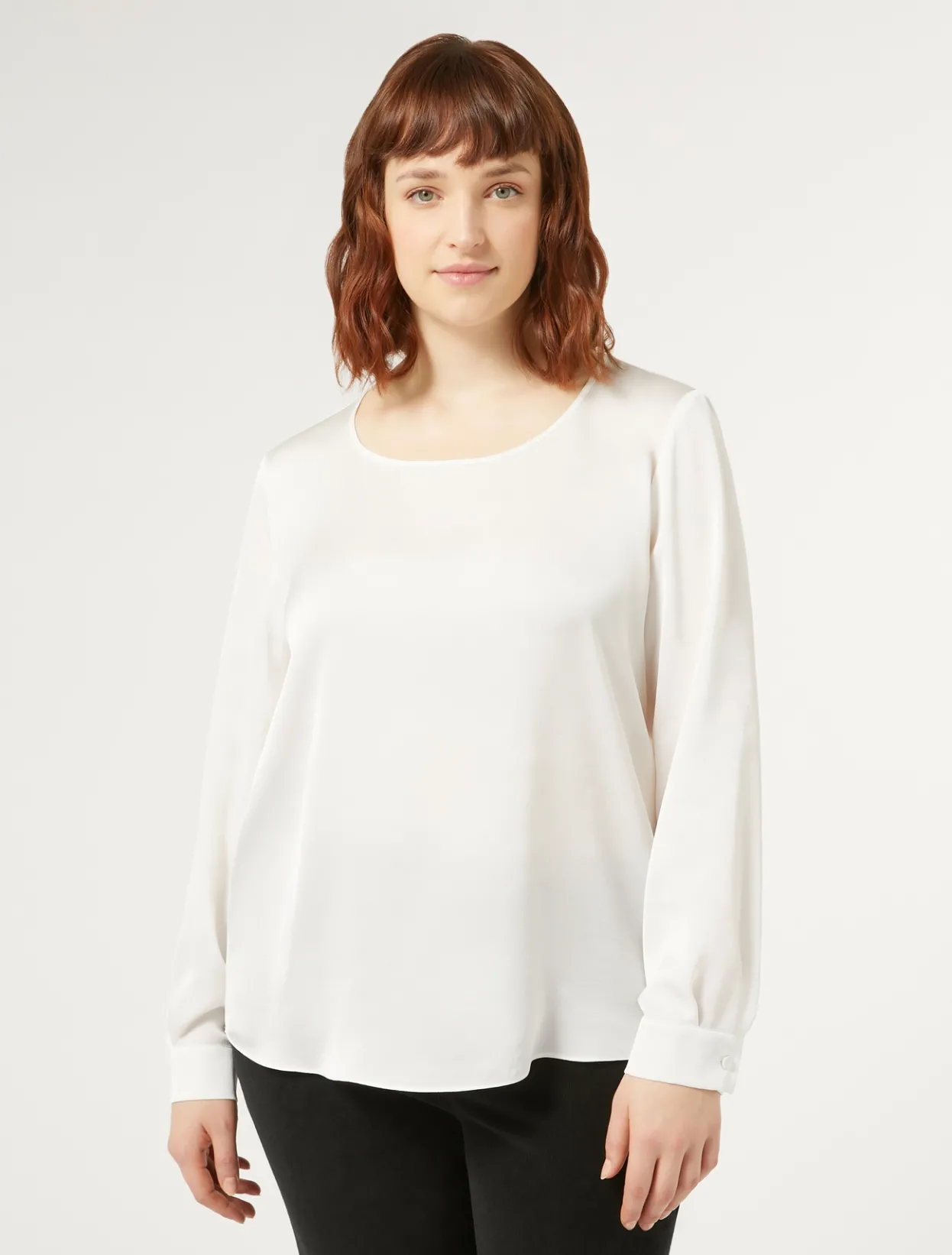 Blouses & Shirts | Blouses & Shirts | Marina Rinaldi Satin blouse WHITE