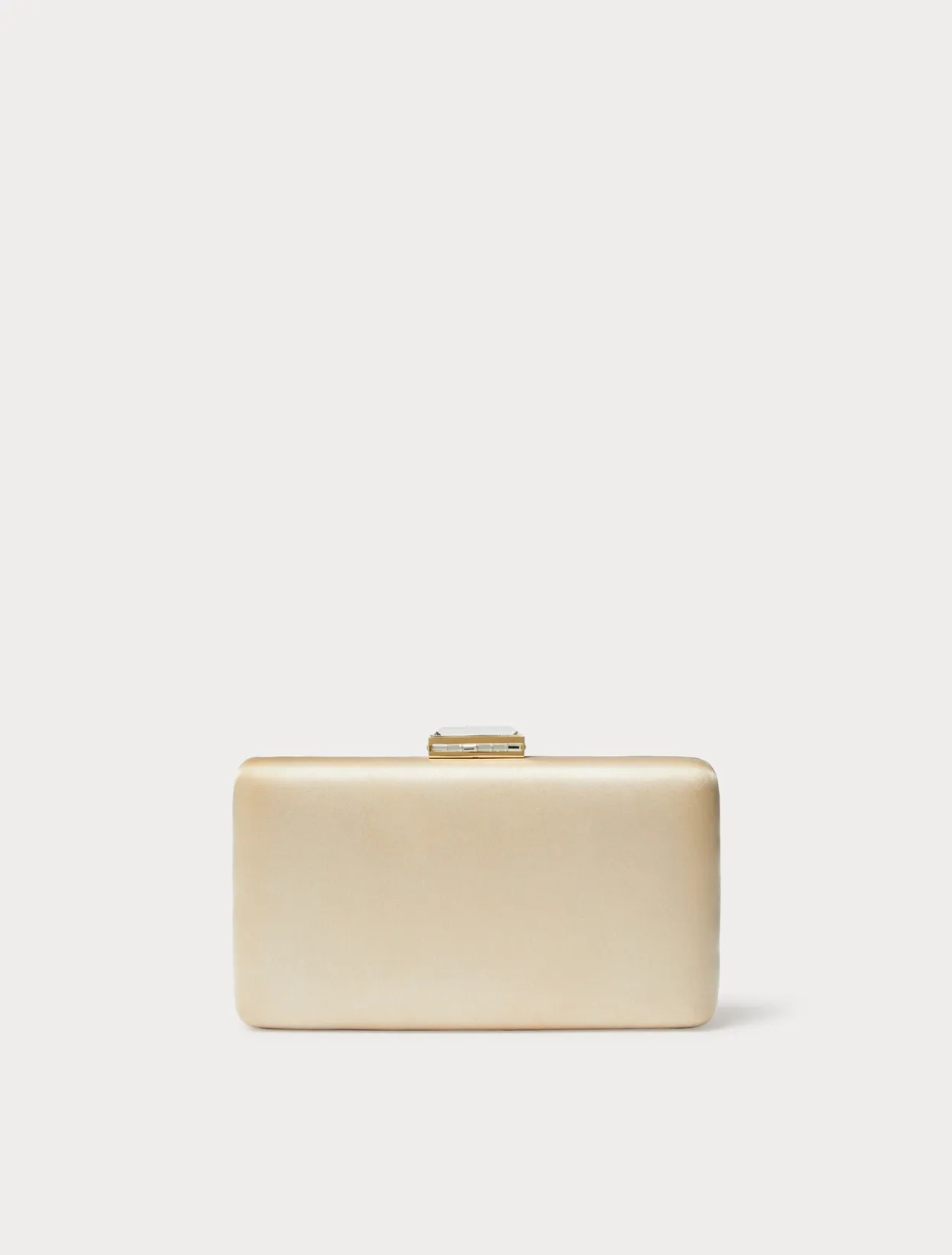 Accessories | Accessories | Marina Rinaldi Satin clutch bag BEIGE