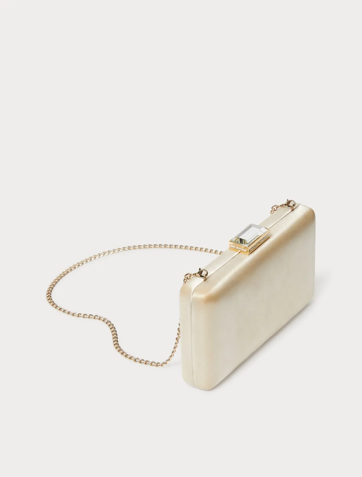 Accessories | Accessories | Marina Rinaldi Satin clutch bag BEIGE