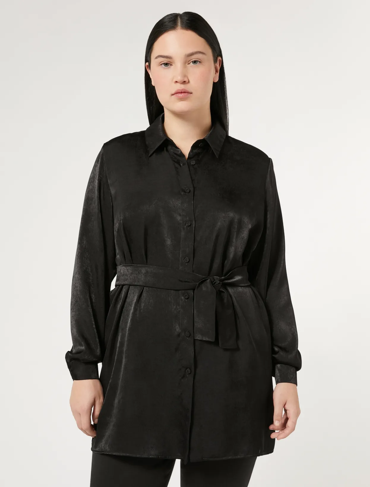 Blouses & Shirts | Blouses & Shirts | Marina Rinaldi Satin shirt BLACK