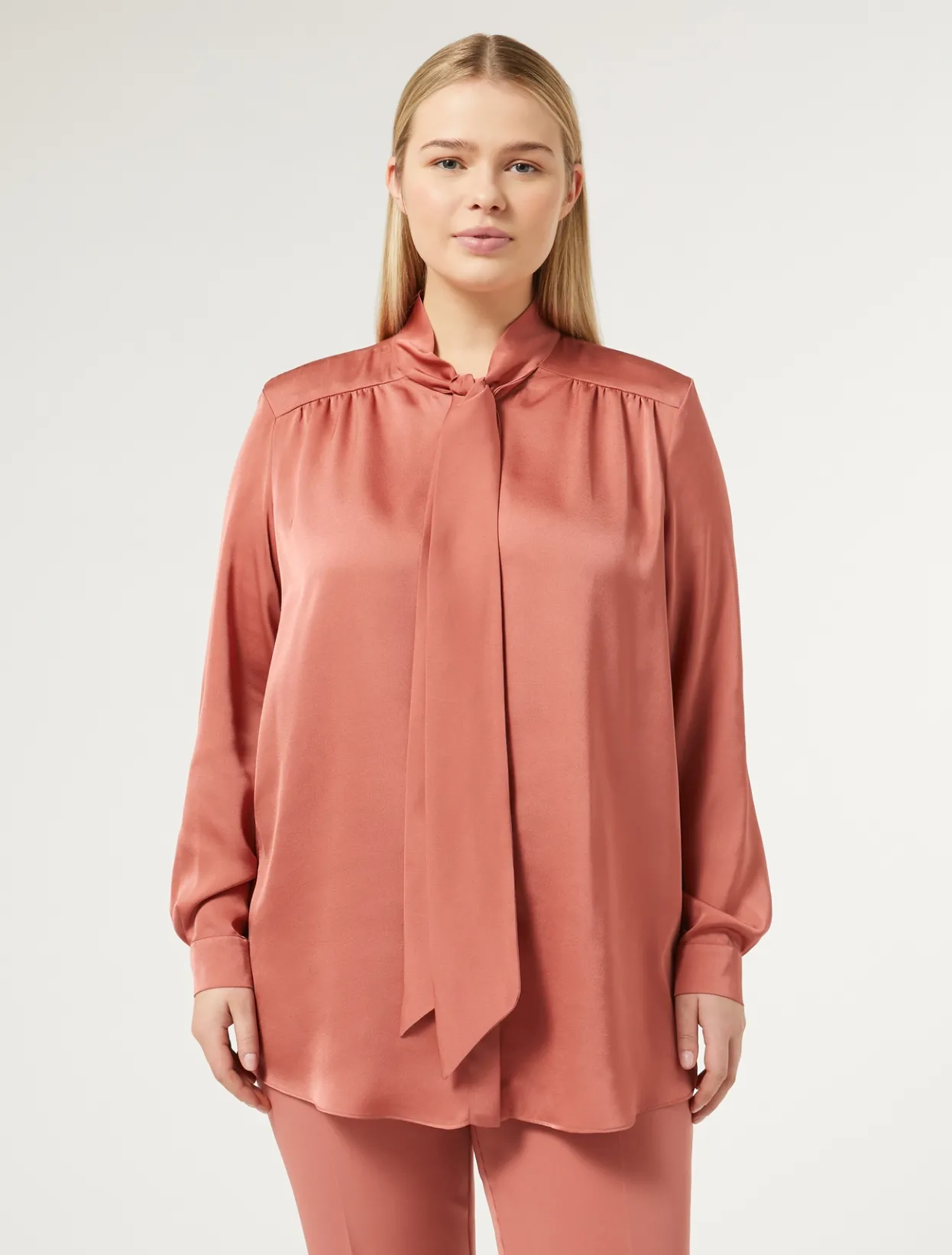 Blouses & Shirts | Blouses & Shirts | Marina Rinaldi Satin shirt TERRACOTTA