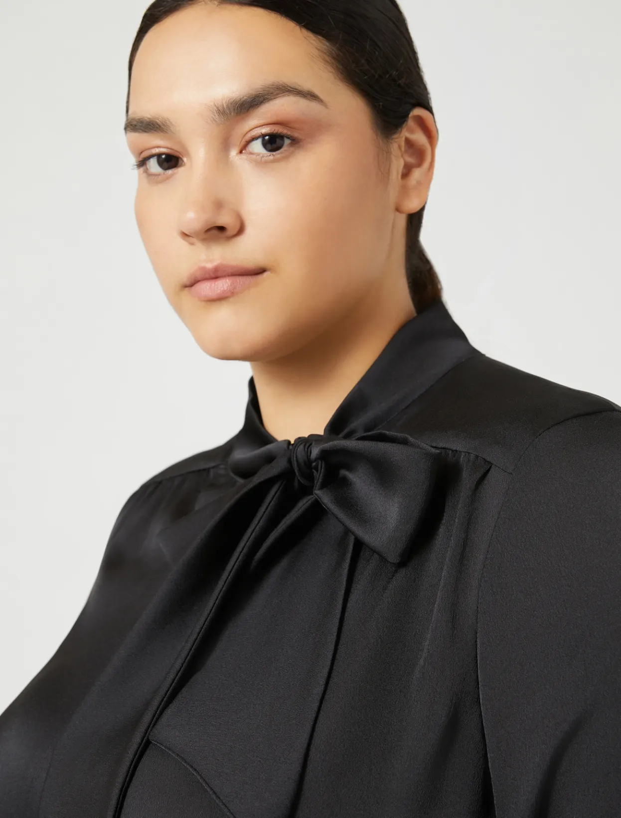 Blouses & Shirts | Blouses & Shirts | Marina Rinaldi Satin shirt BLACK