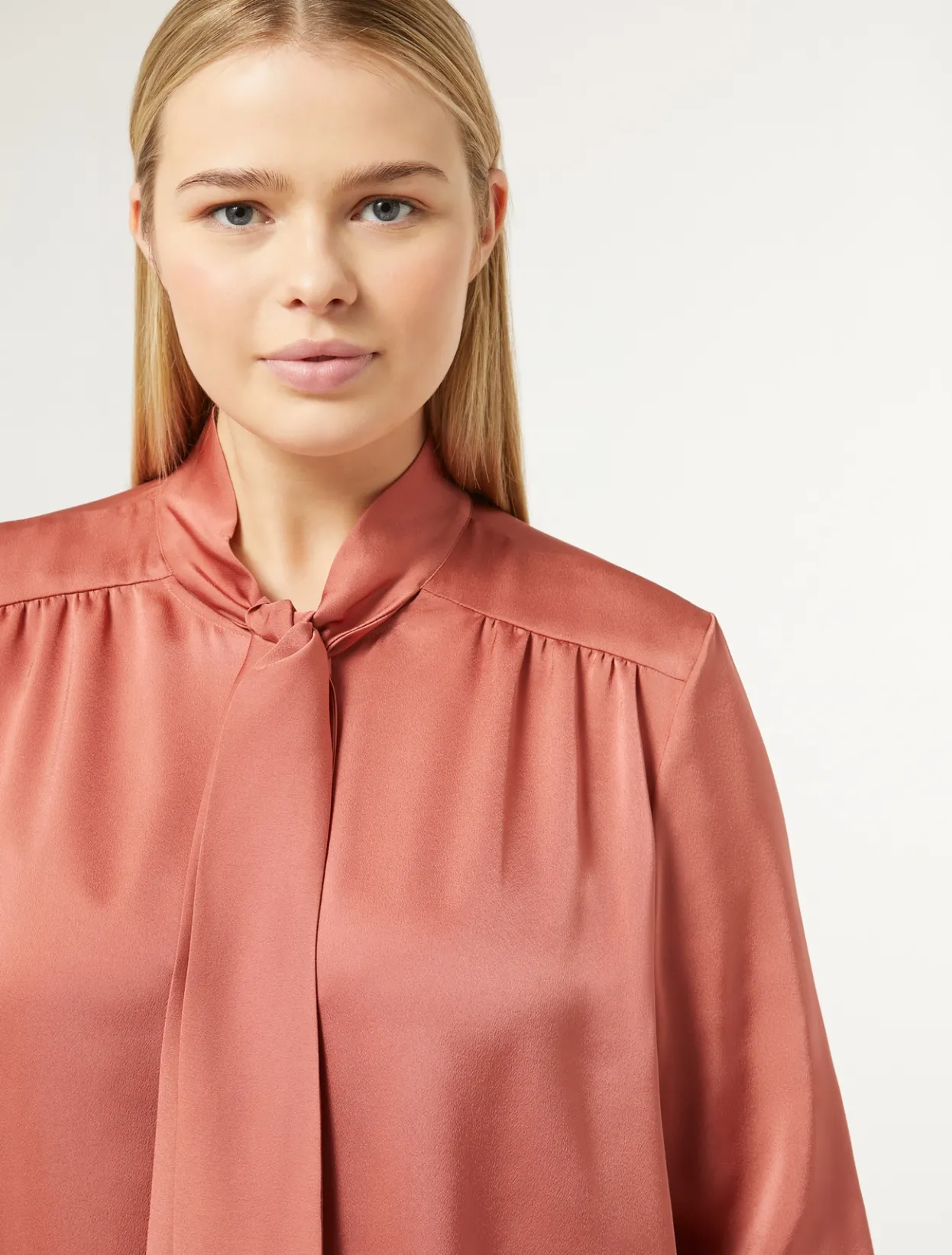 Blouses & Shirts | Blouses & Shirts | Marina Rinaldi Satin shirt TERRACOTTA