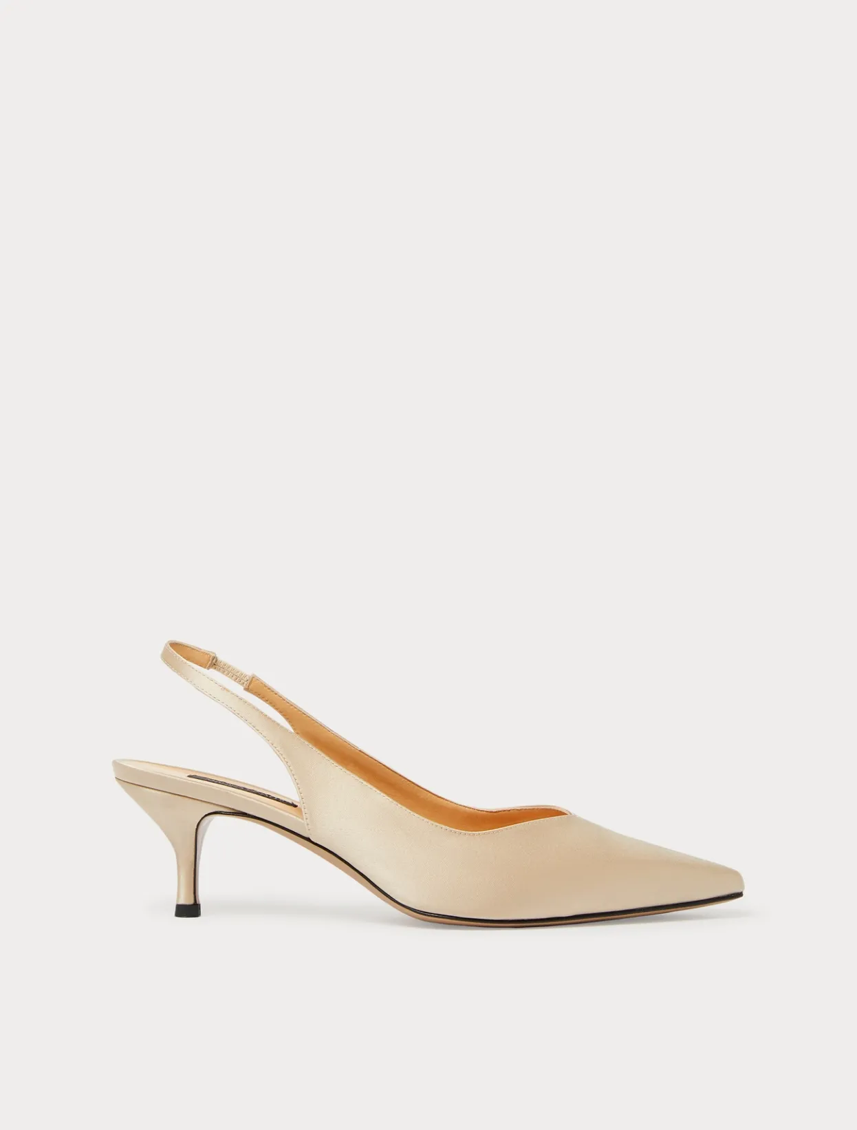 Accessories | Accessories | Marina Rinaldi Satin sling-back court shoes BEIGE