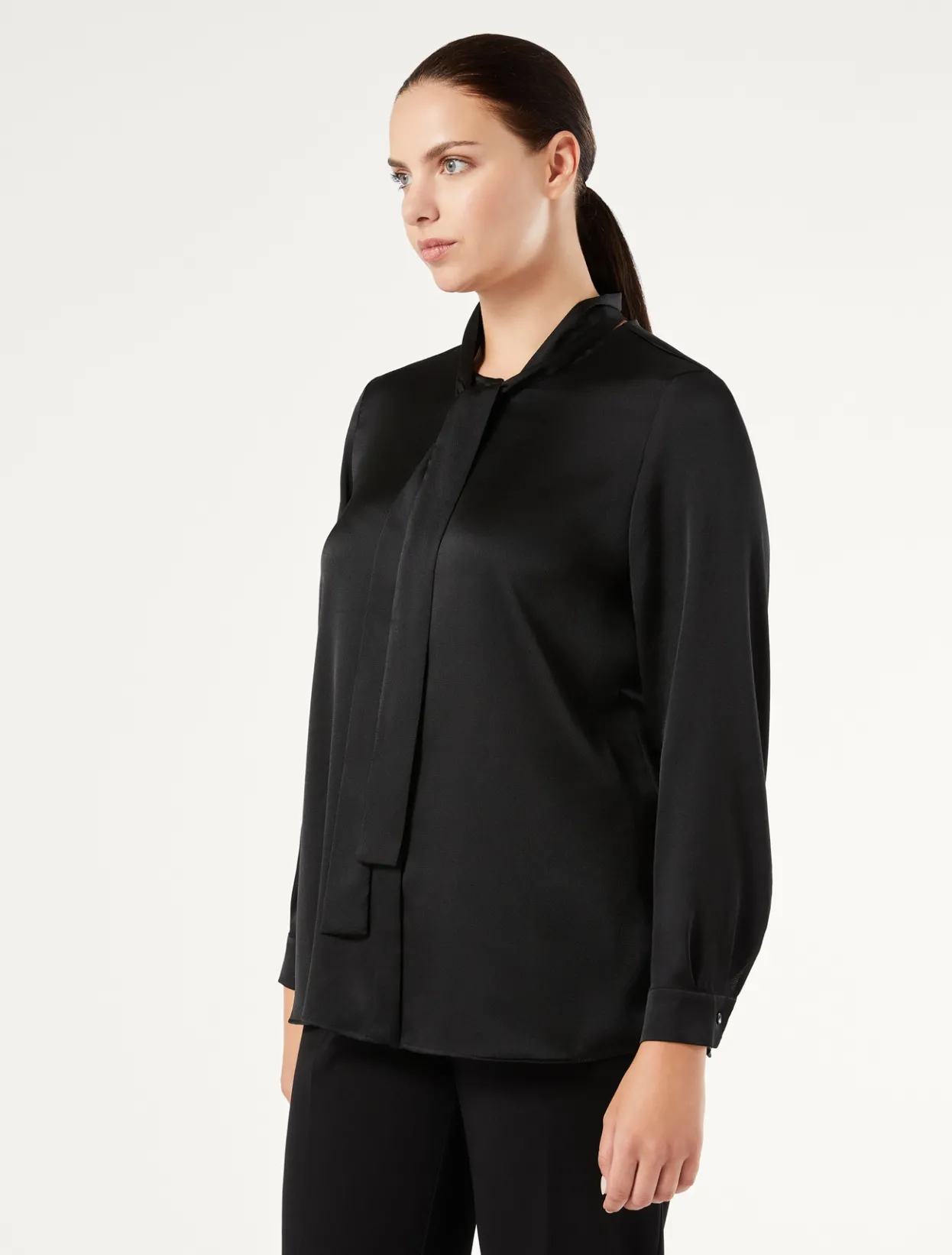 Blouses & Shirts | Blouses & Shirts | Marina Rinaldi Satin tunic BLACK