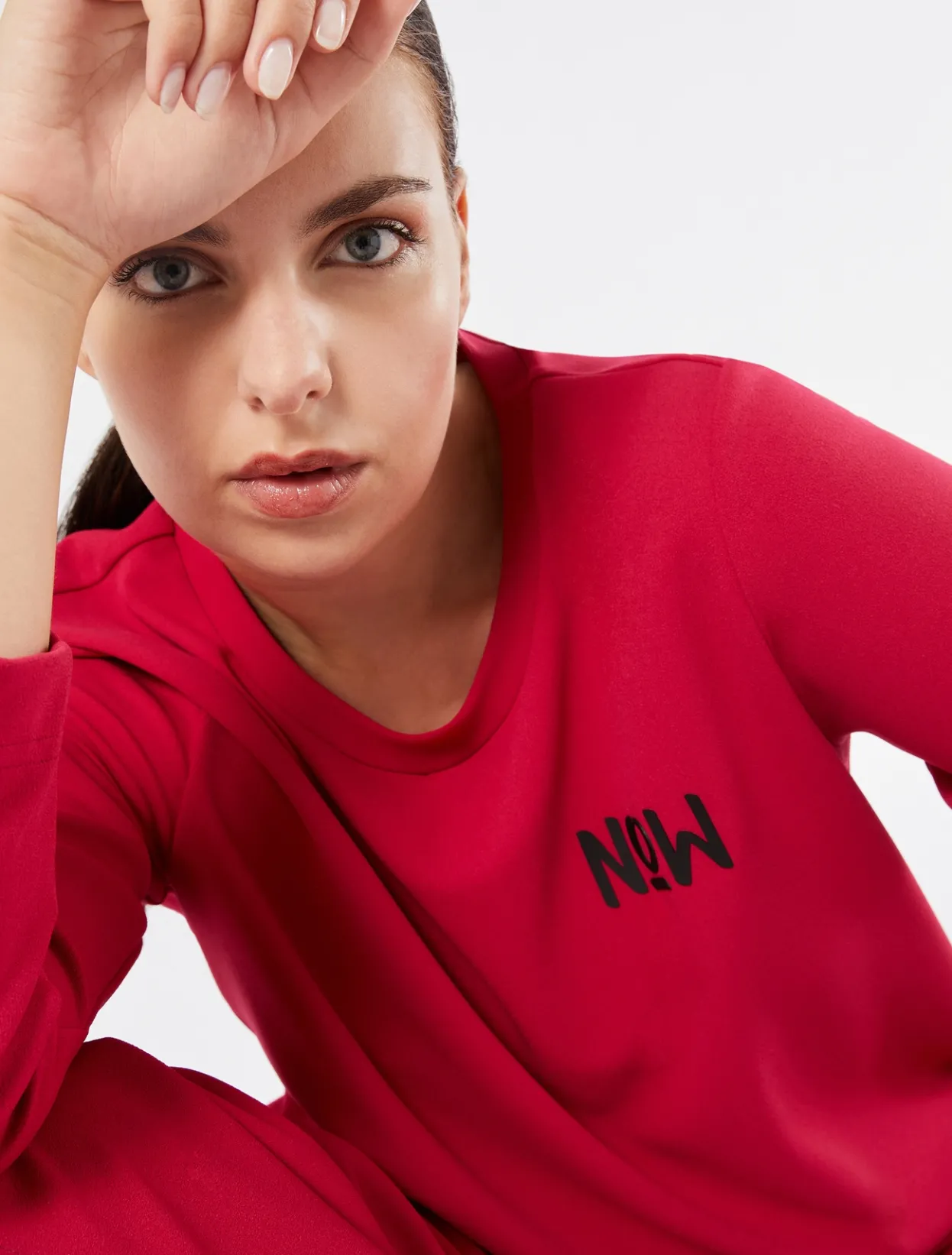 Tops & T-Shirts | Tops & T-Shirts | Marina Rinaldi Scuba crepe sweatshirt FUCHSIA