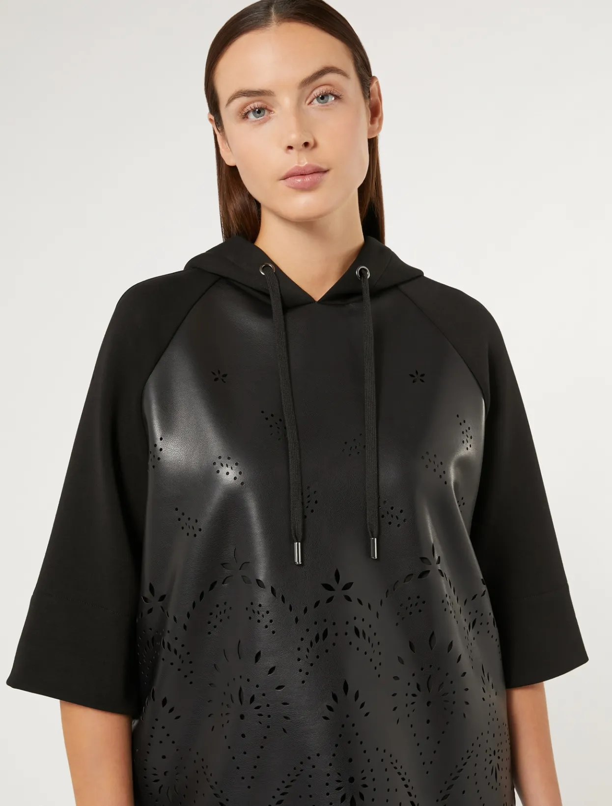 Tops & T-Shirts | Tops & T-Shirts | Marina Rinaldi Scuba jersey sweatshirt BLACK