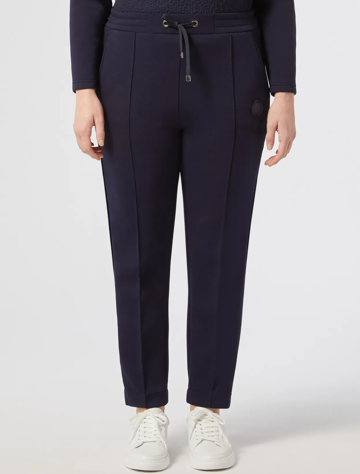 Trousers & Jeans | Trousers & Jeans | Marina Rinaldi Scuba jersey trousers ULTRAMARINE