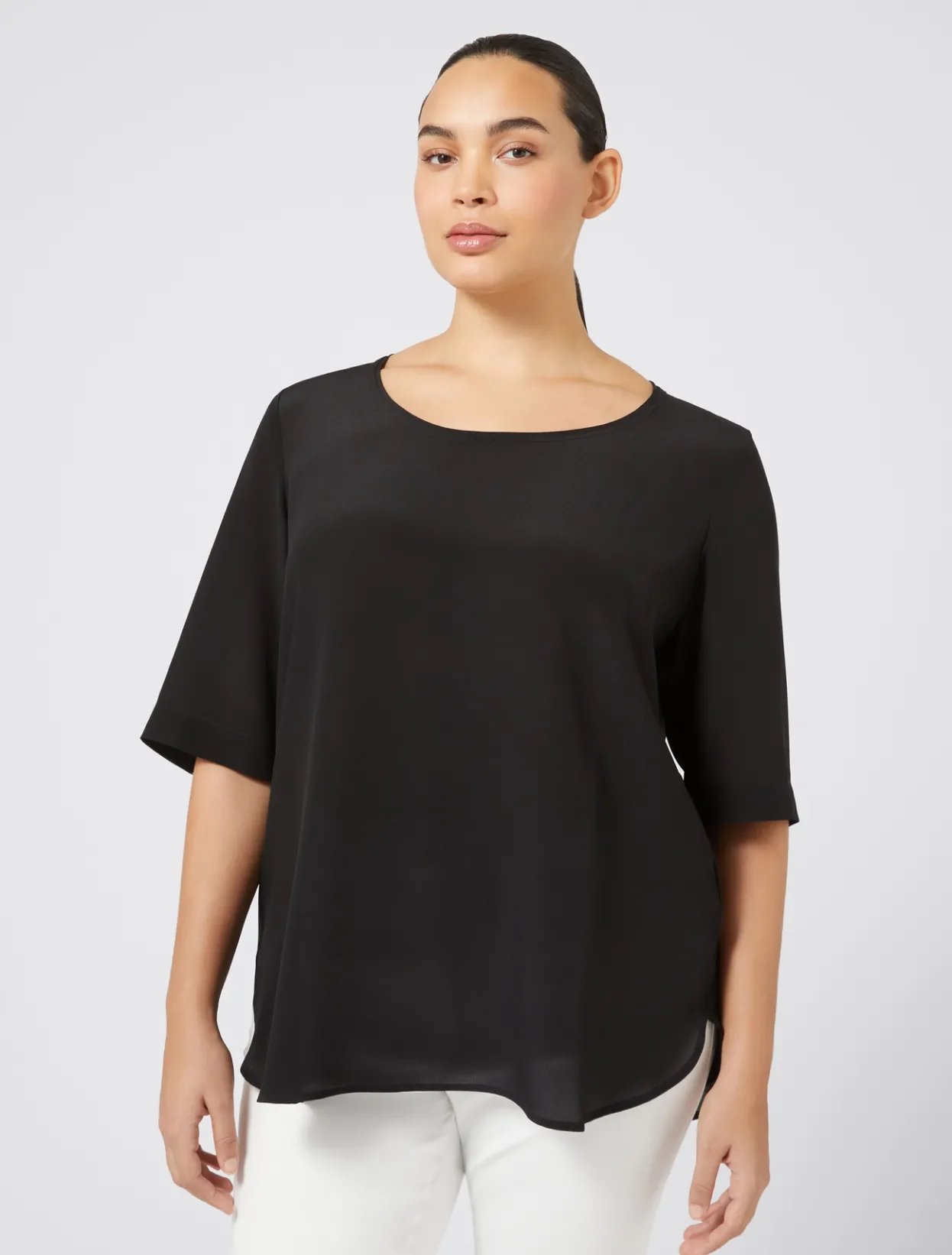 Blouses & Shirts | Blouses & Shirts | Marina Rinaldi Silk blouse BLACK