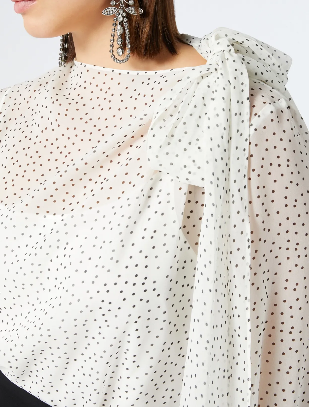 Blouses & Shirts | Blouses & Shirts | Marina Rinaldi Silk georgette blouse WHITE