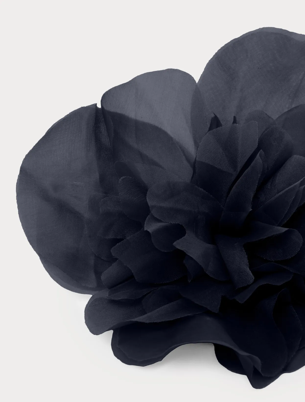 Accessories | Accessories | Marina Rinaldi Silk organza brooch NAVY