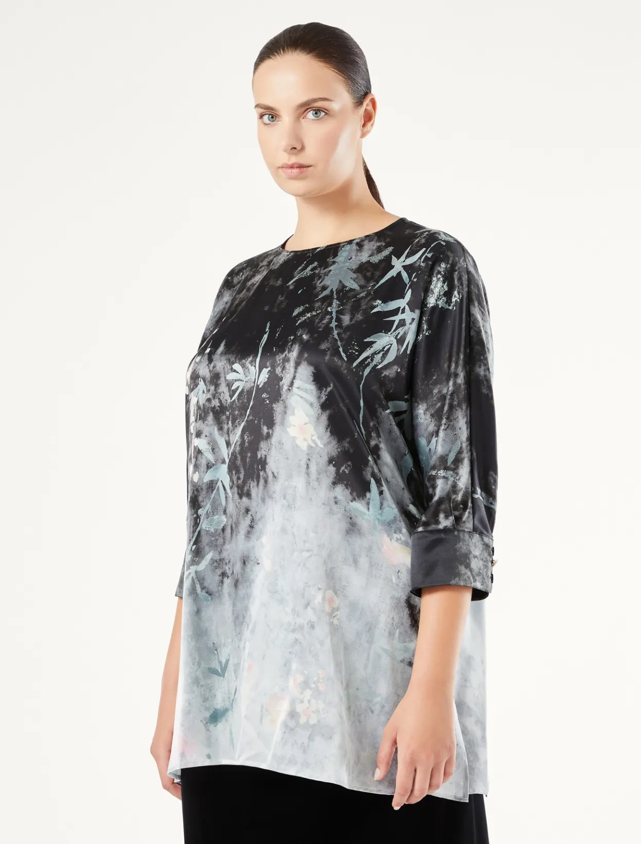 Blouses & Shirts | Blouses & Shirts | Marina Rinaldi Silk satin blouse DARKGREY