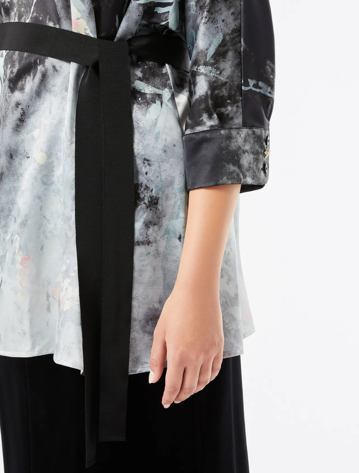 Blouses & Shirts | Blouses & Shirts | Marina Rinaldi Silk satin blouse DARKGREY