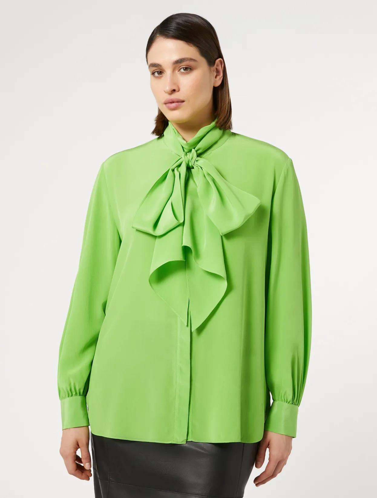 Blouses & Shirts | Blouses & Shirts | Marina Rinaldi Silk shirt LIME