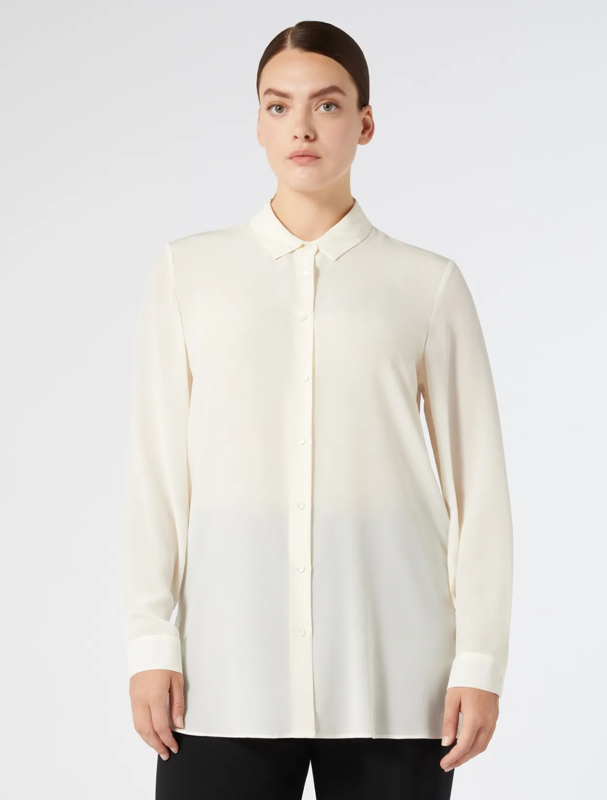 Blouses & Shirts | Blouses & Shirts | Marina Rinaldi Silk shirt WHITE