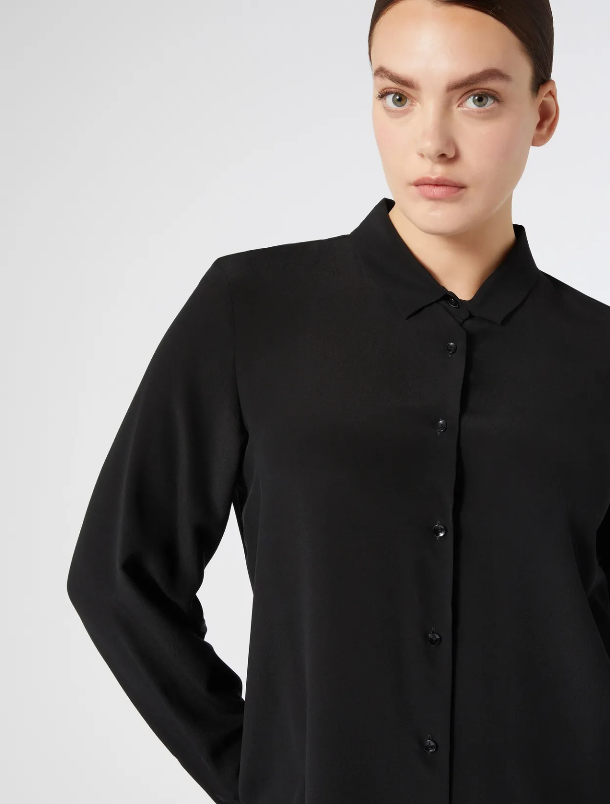 Blouses & Shirts | Blouses & Shirts | Marina Rinaldi Silk shirt BLACK