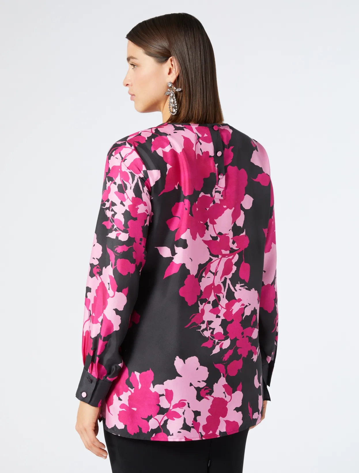 Blouses & Shirts | Blouses & Shirts | Marina Rinaldi Silk twill tunic BLACK