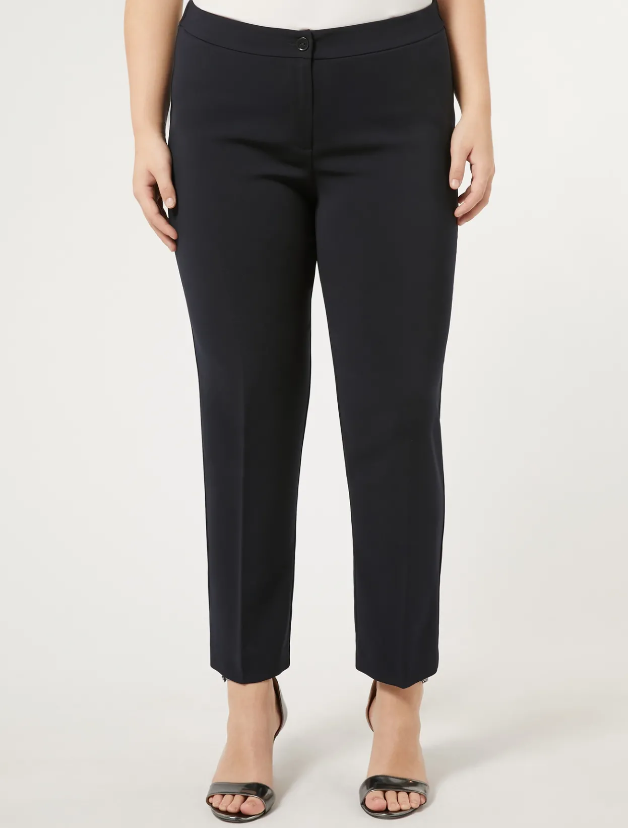 Trousers And Skirts | Trousers & Jeans | Marina Rinaldi Stretch cady trousers ULTRAMARINE