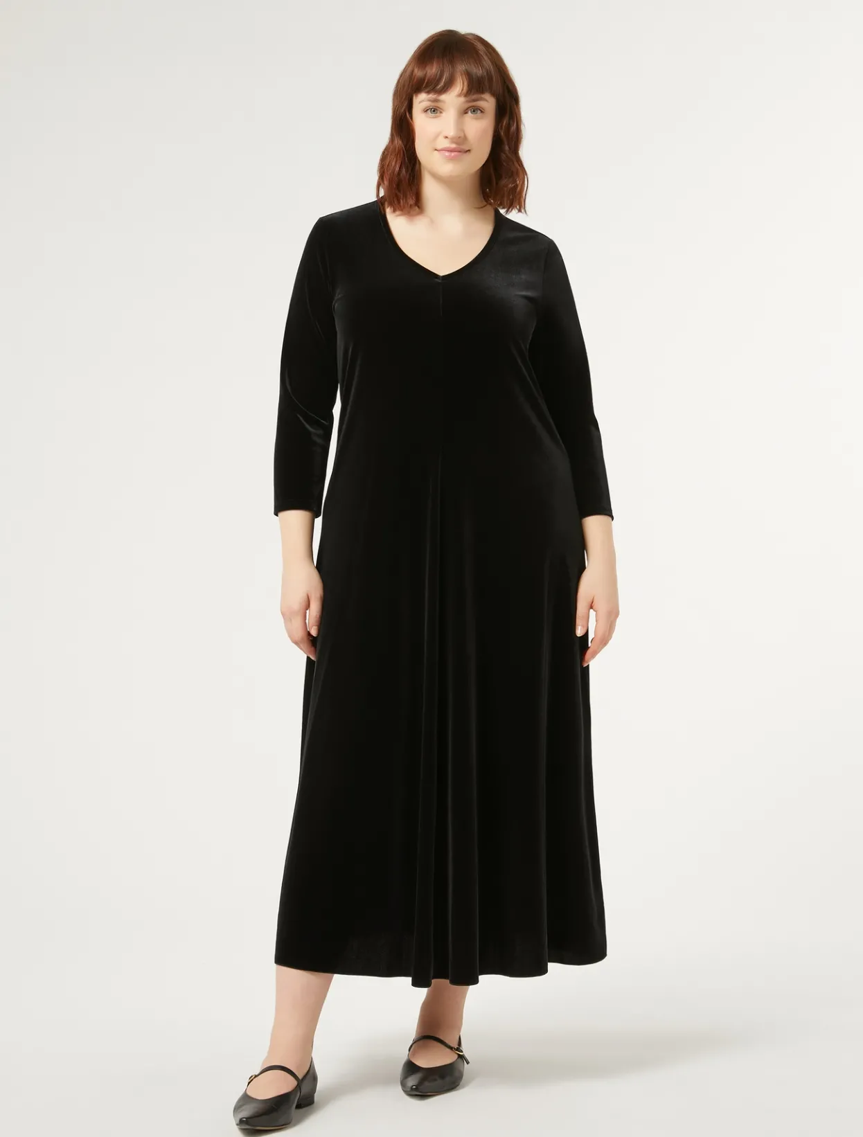 Dresses | Dresses | Marina Rinaldi Stretch chenille dress BLACK