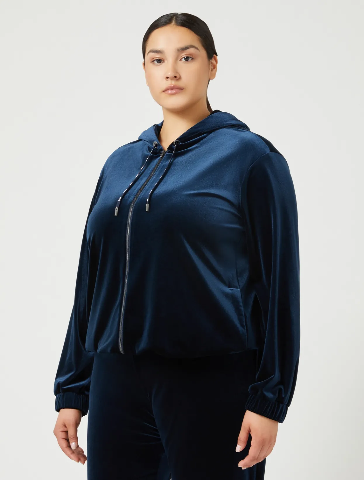 Jacket & Blazers | Jacket & Blazers | Marina Rinaldi Stretch chenille jacket MIDNIGHTBLUE