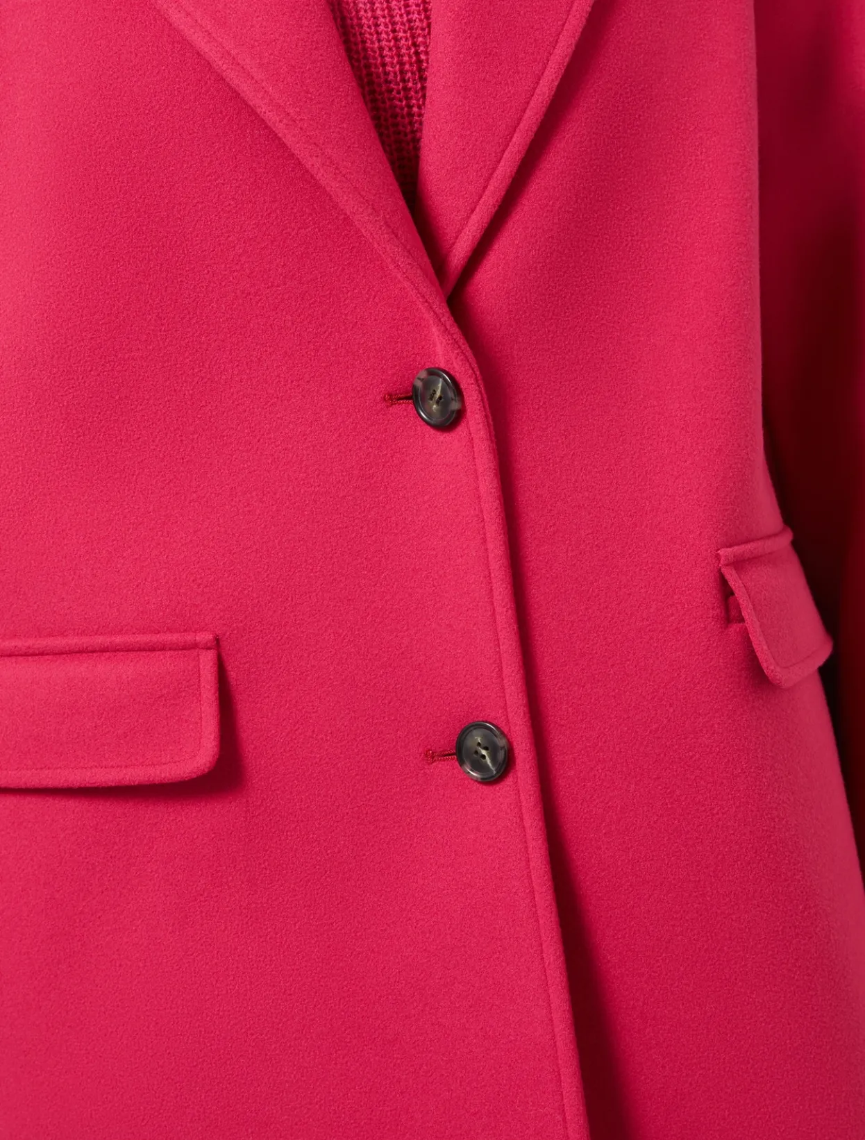 Coats | Coats | Marina Rinaldi Stretch jersey coat SHOCKINGPINK