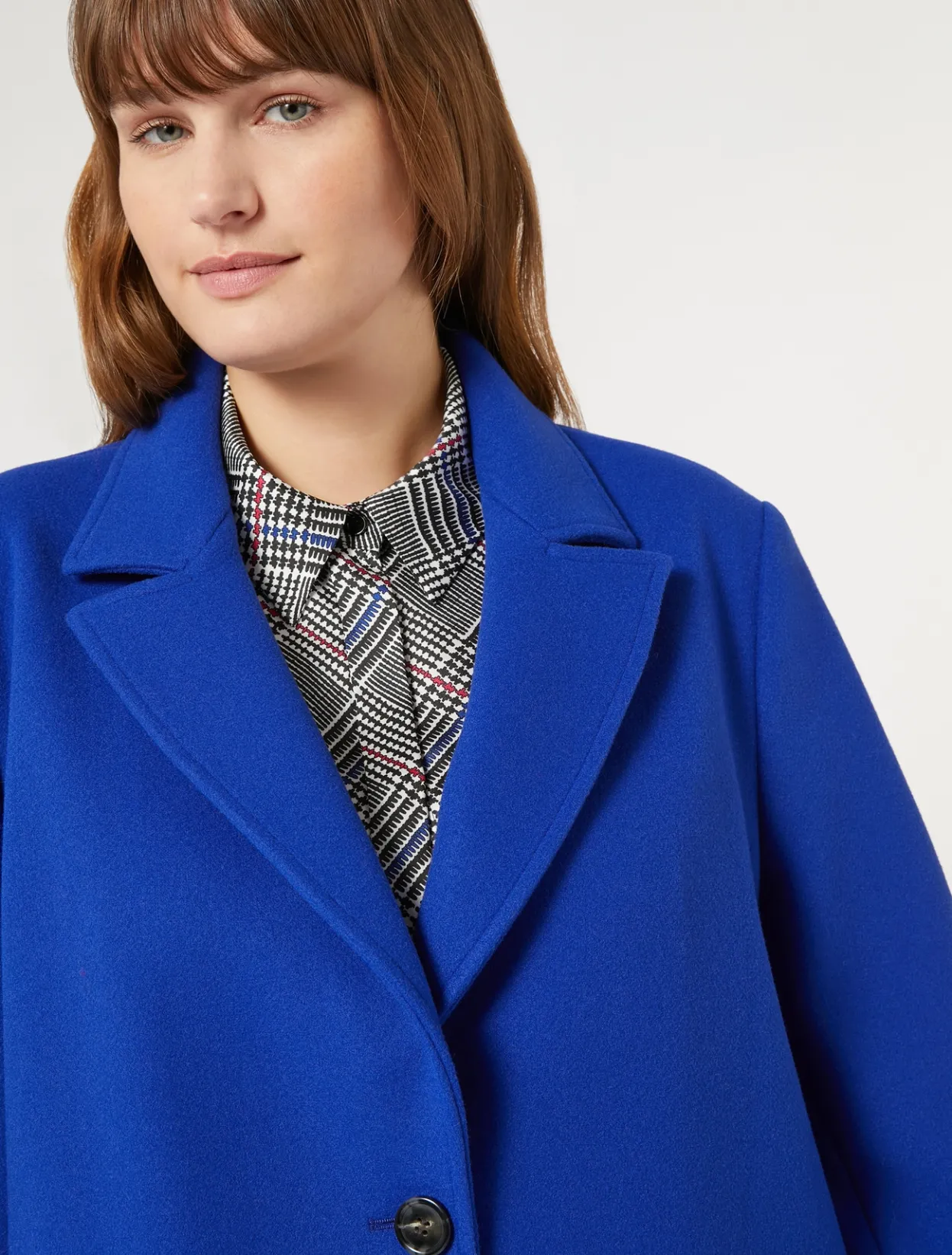 Coats | Coats | Marina Rinaldi Stretch jersey coat CHINABLUE