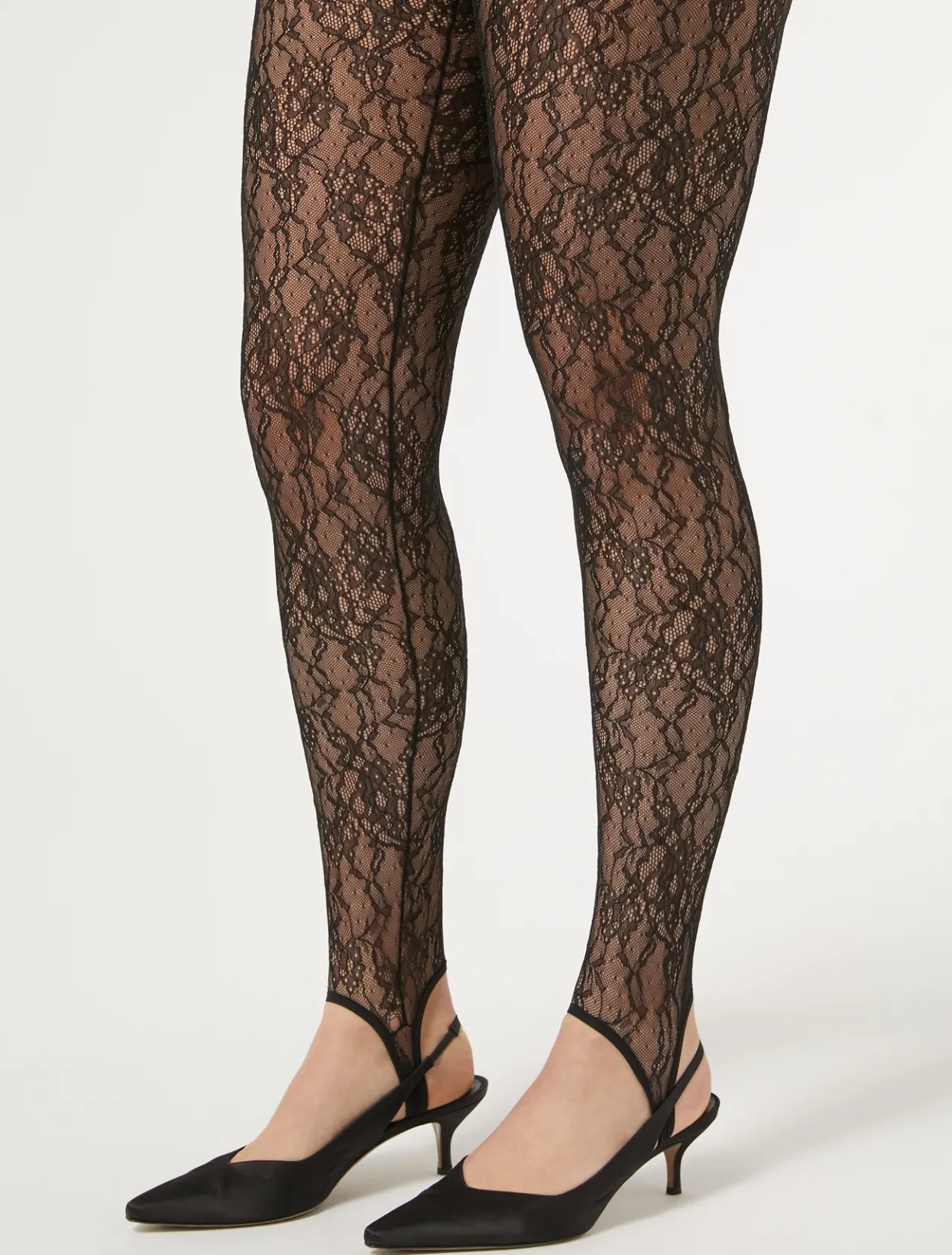 Accessories | Accessories | Marina Rinaldi Stretch lace leggings BLACK