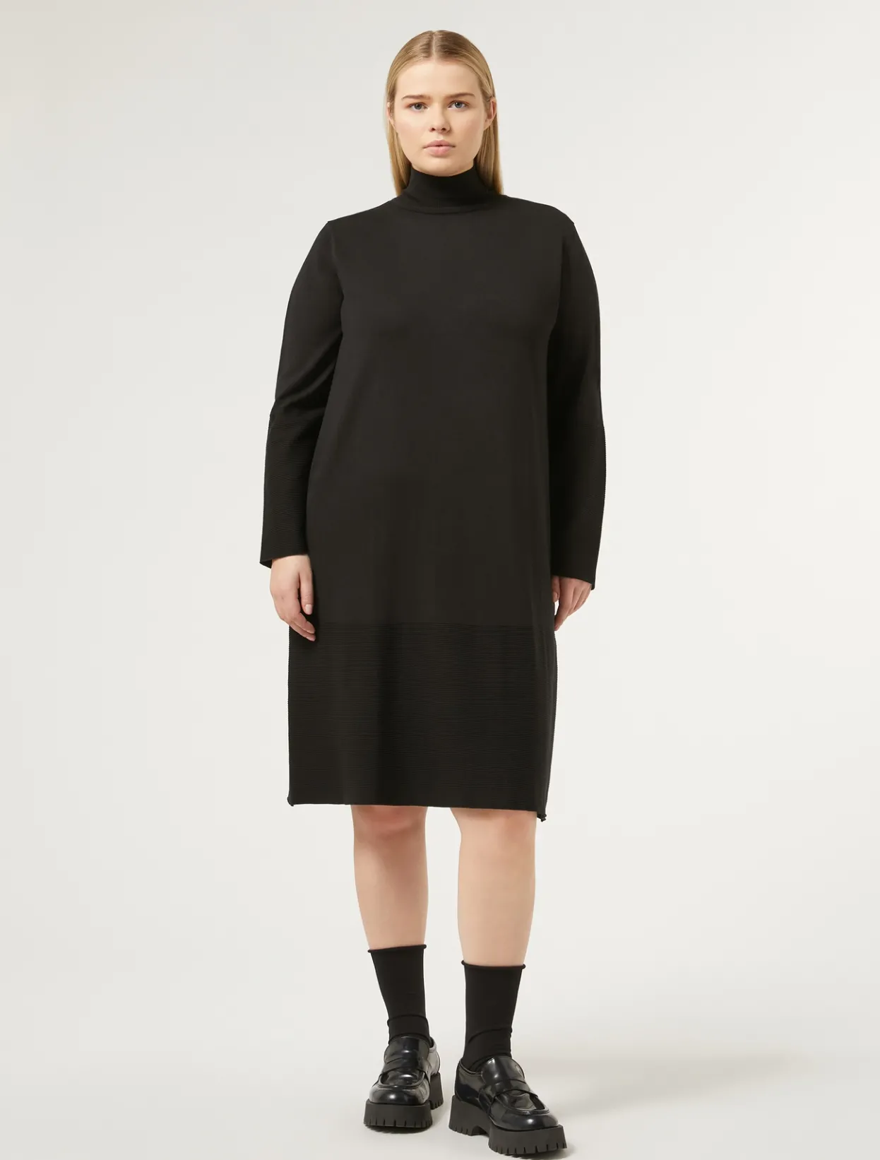 Dresses | Dresses | Marina Rinaldi Stretch viscose dress BLACK